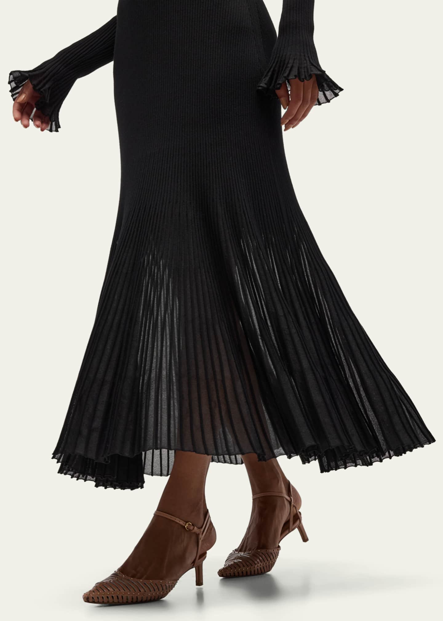 Ulla Johnson Vera Pleated Maxi Skirt Image 5 of 5