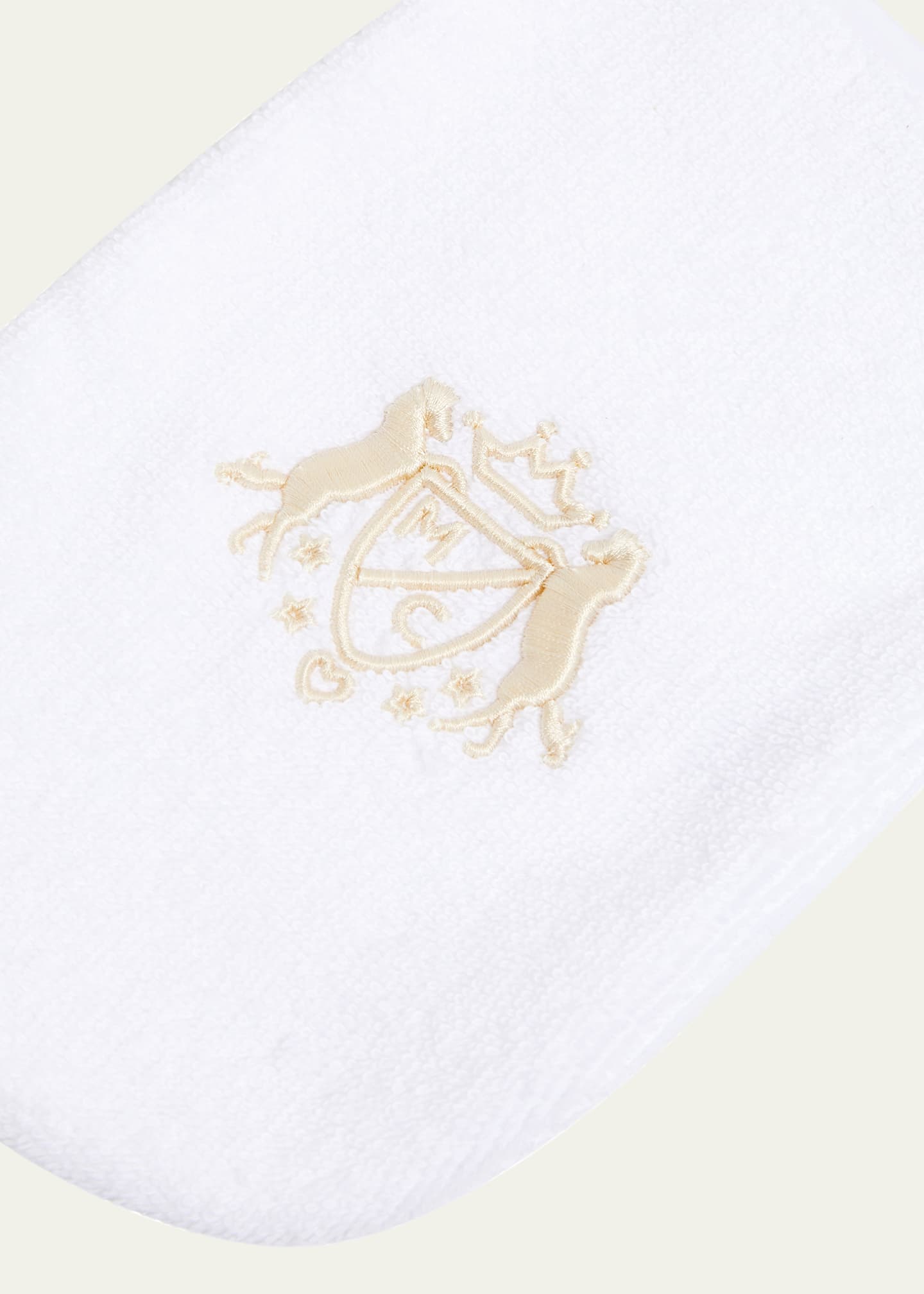 Marie Chantal Crest Hooded Towel and Mitten Bathtime Gift Set Image 2 of 2