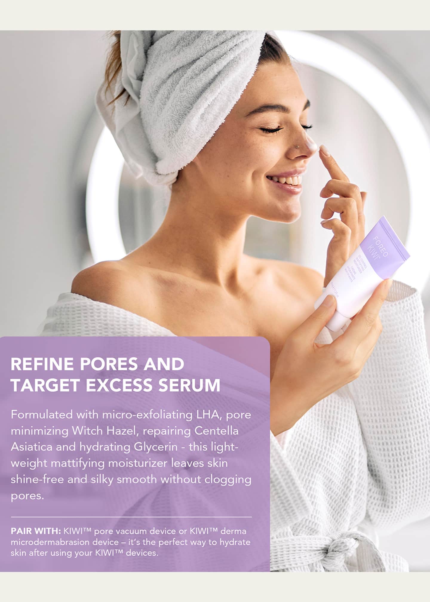Foreo KIWI Oil Control Mattifying Moisturizer Image 3 of 4