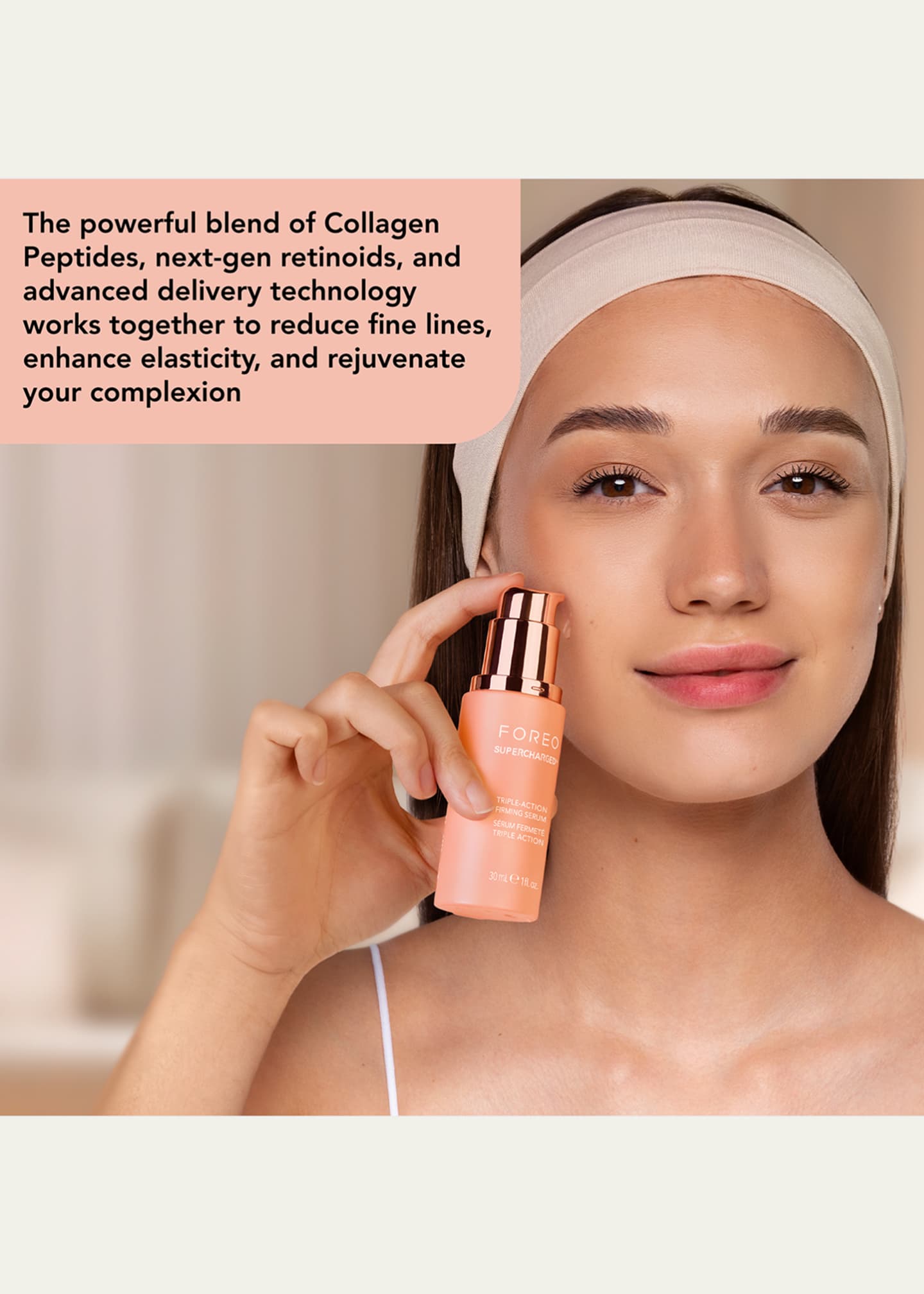 Foreo SUPERCHARGED Triple-Action Firming Serum, 1 oz. Image 2 of 4