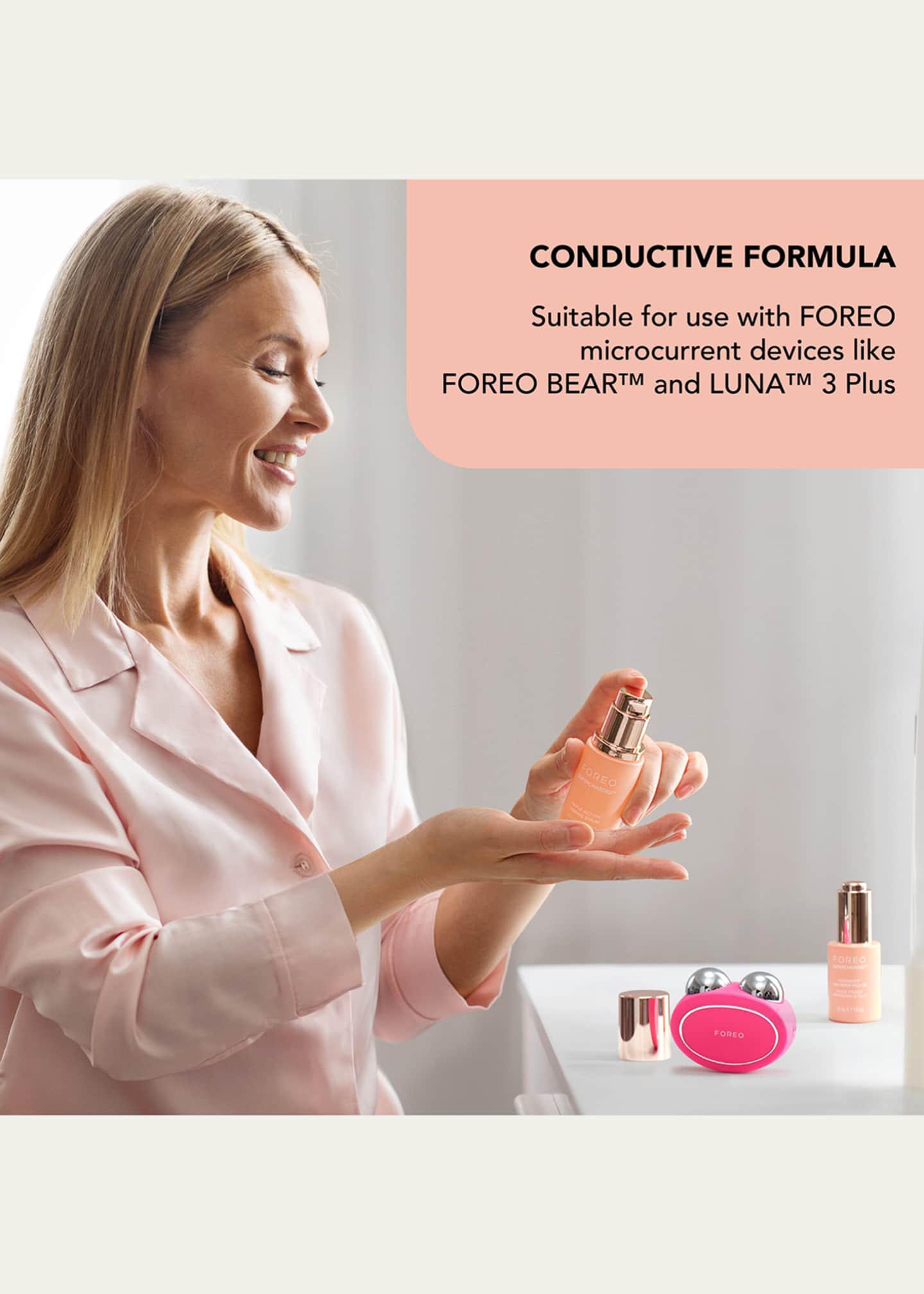 Foreo SUPERCHARGED Triple-Action Firming Serum, 1 oz. Image 4 of 4