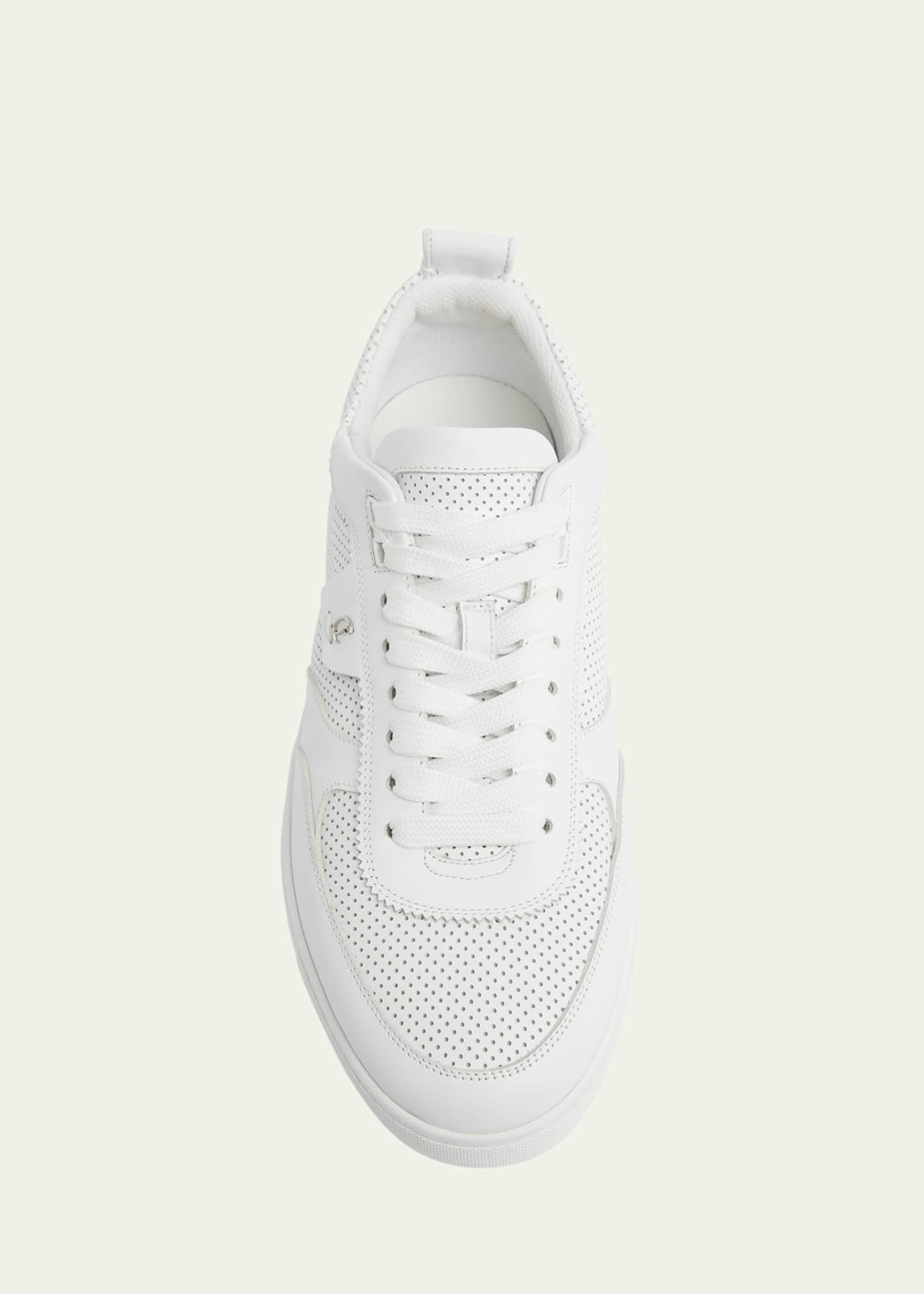 Christian Louboutin Men's Tutti Rui Leather Low-Top Sneakers Image 4 of 4