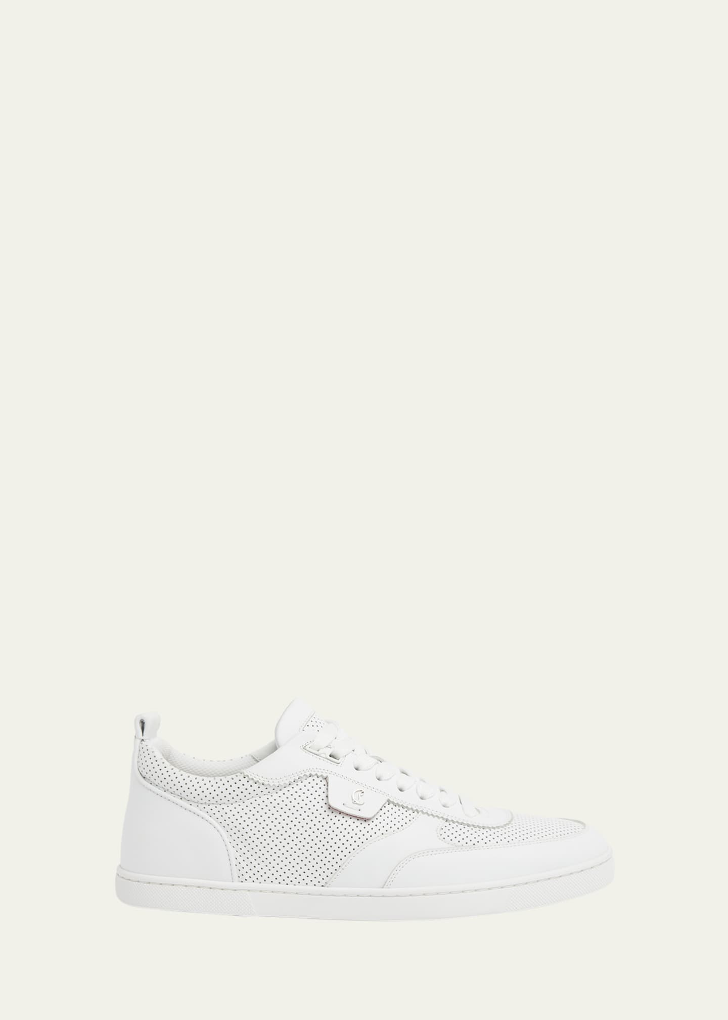 Christian Louboutin Men's Tutti Rui Leather Low-Top Sneakers Image 1 of 4