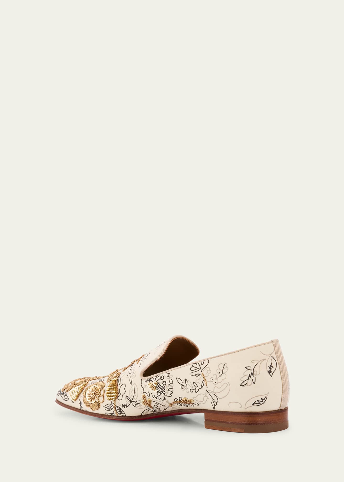 Christian Louboutin Men's Dandelion Esquisse Florale Loafers Image 2 of 4