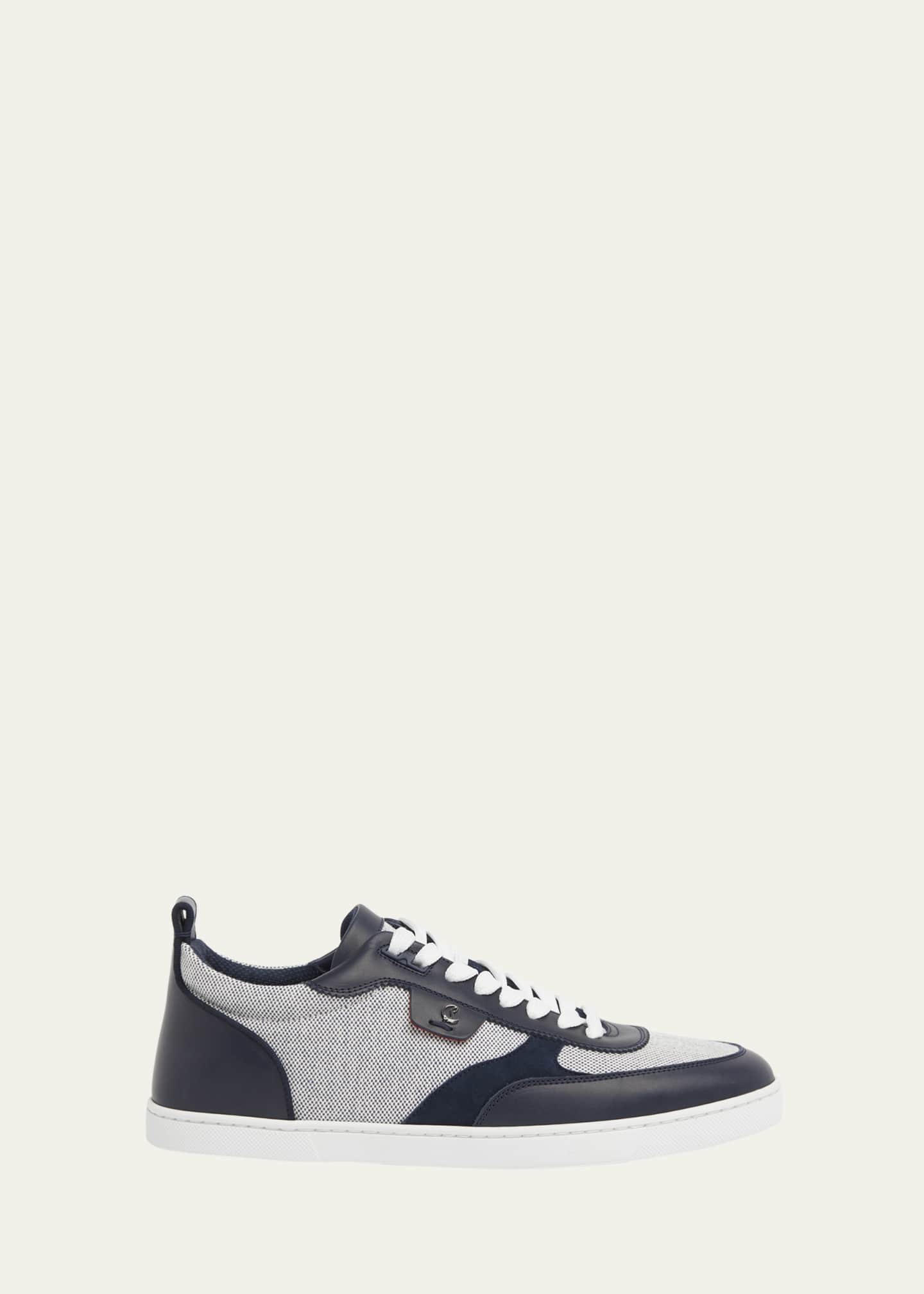 Christian Louboutin Men's Tutti Rui Flat Low-Top Sneakers