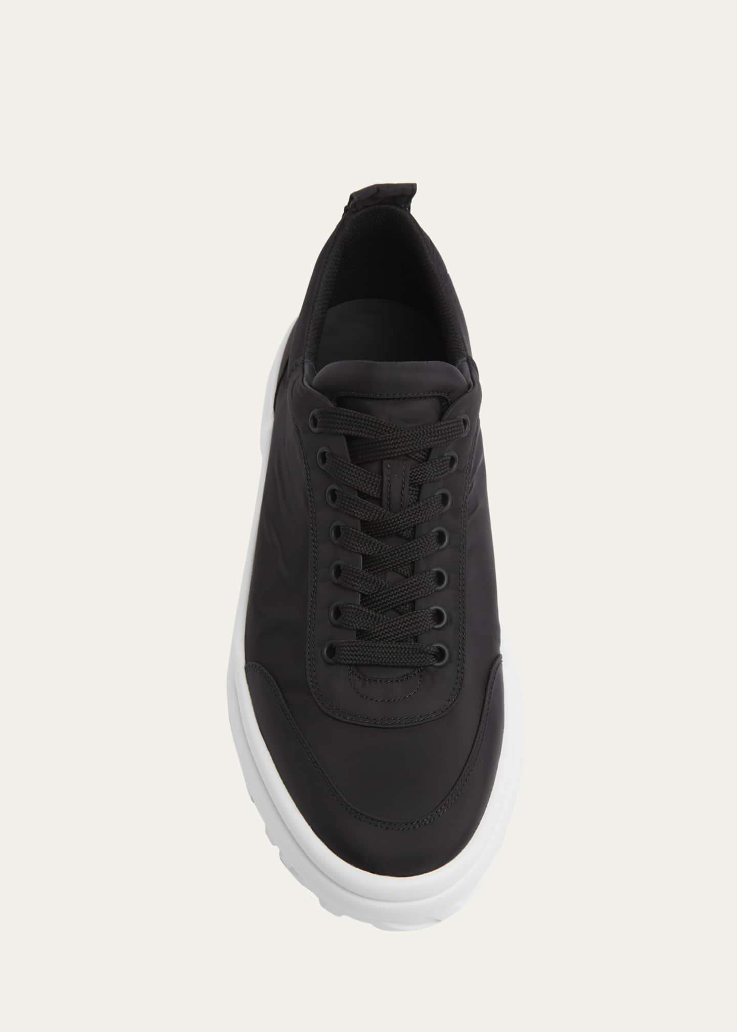 Christian Louboutin Men's Choukario Nylon Platform Sneakers Image 4 of 4