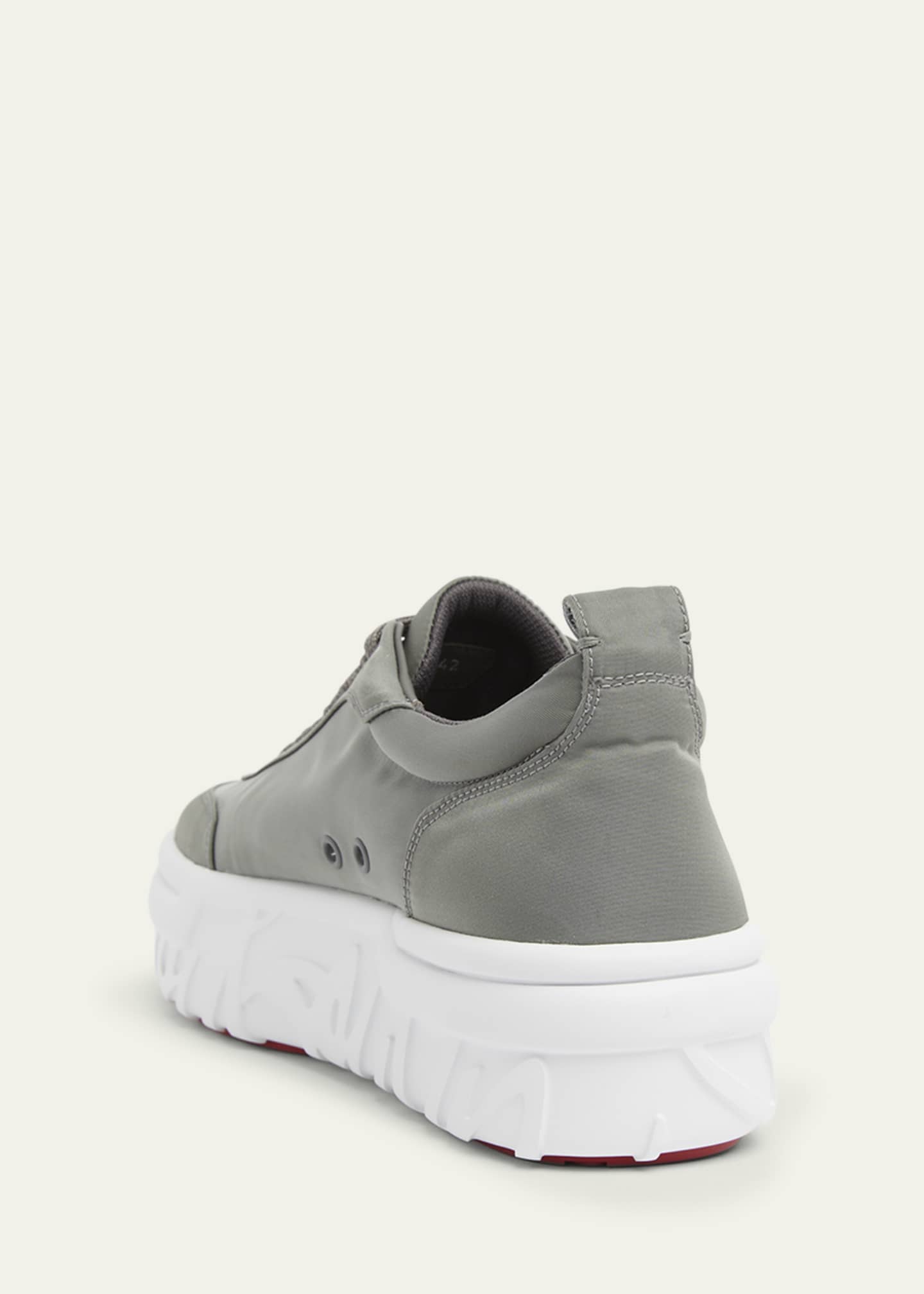 Christian Louboutin Men's Choukario Nylon Platform Sneakers Image 2 of 4