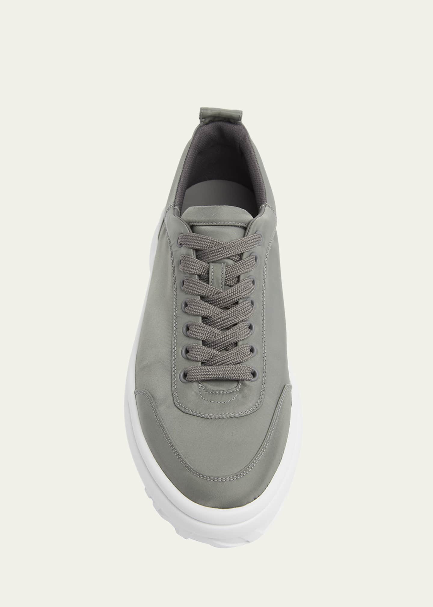 Christian Louboutin Men's Choukario Nylon Platform Sneakers Image 4 of 4
