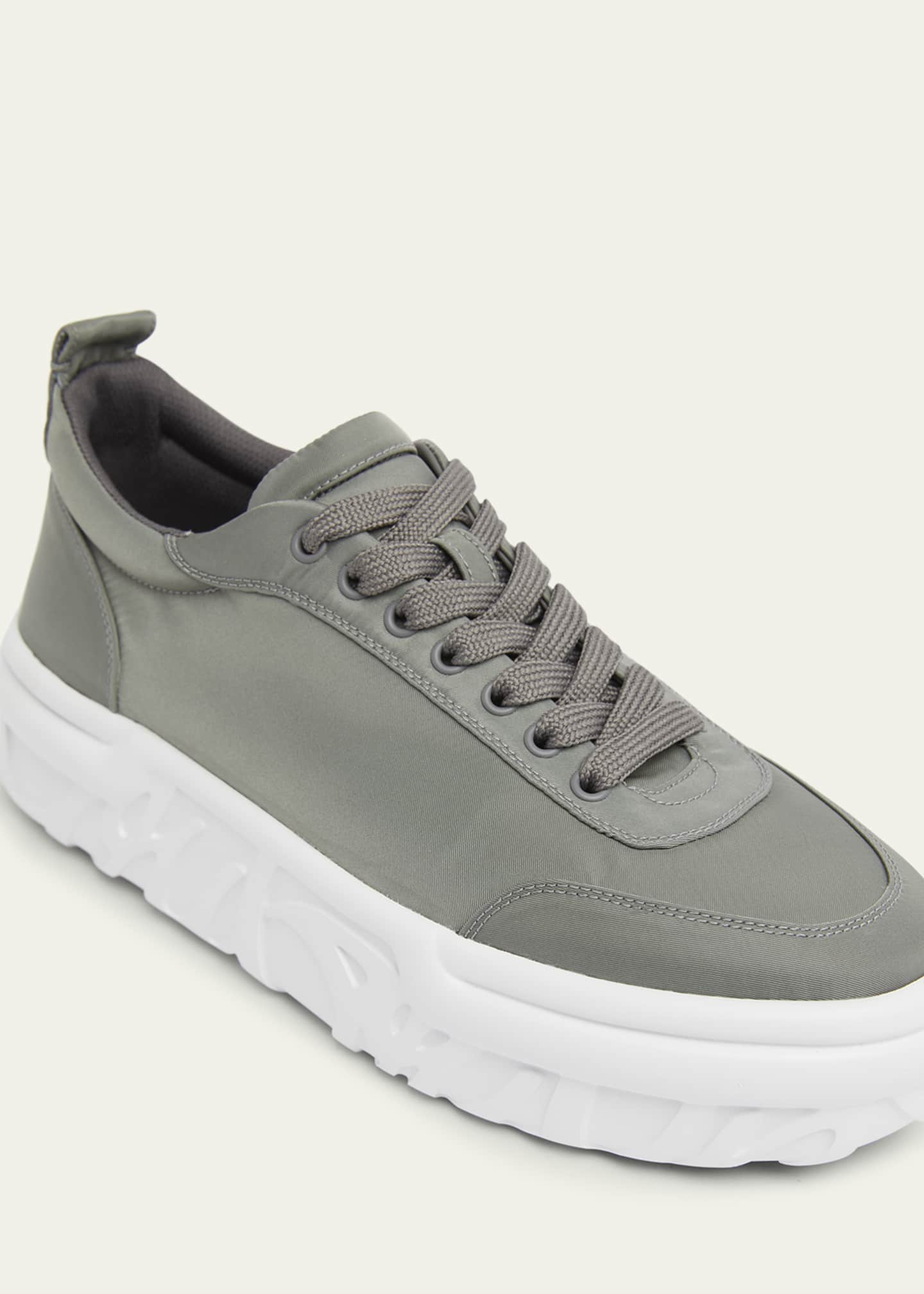 Christian Louboutin Men's Choukario Nylon Platform Sneakers Image 3 of 4