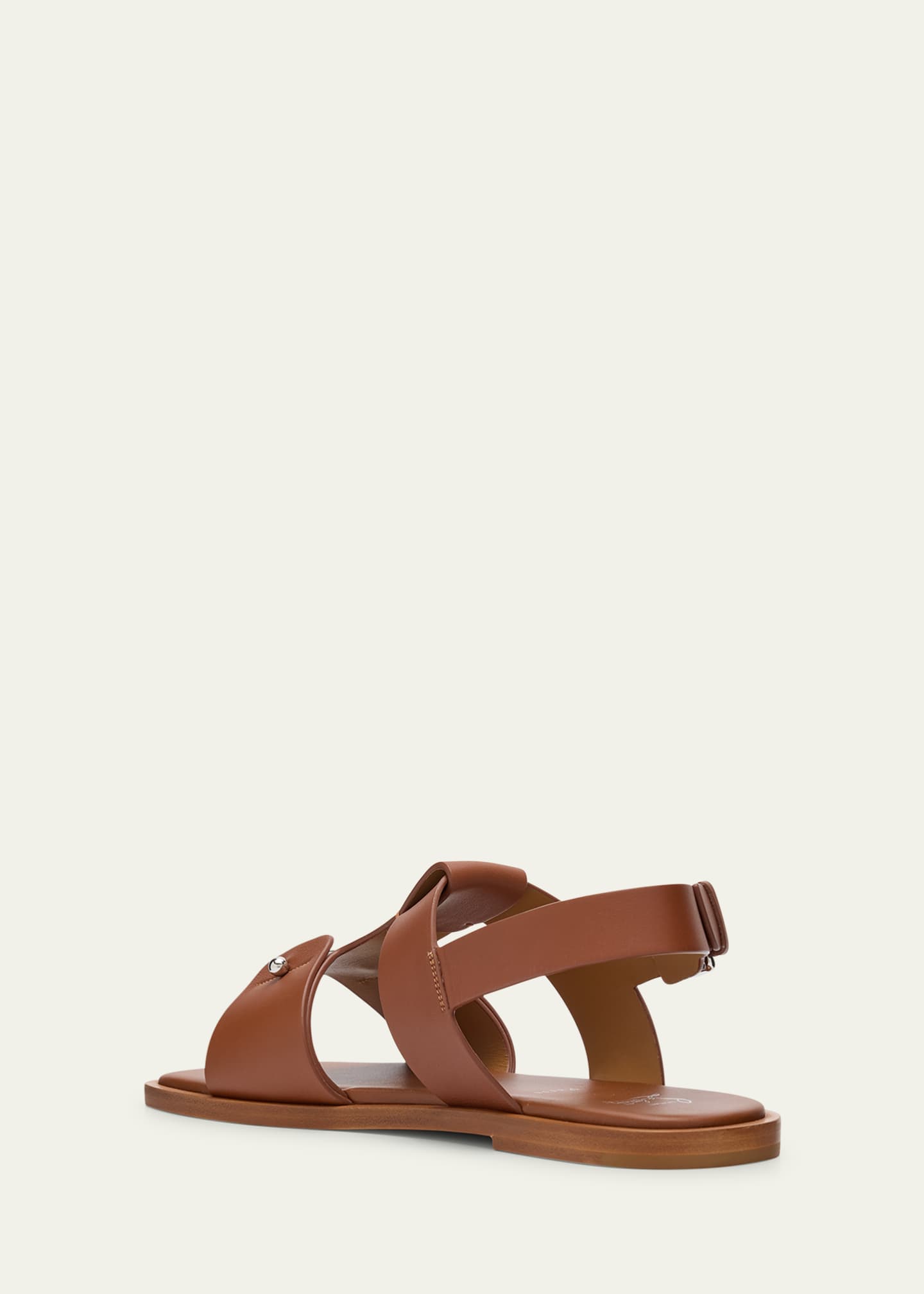 Christian Louboutin Men's Chambeliss Leather Sandals Image 4 of 6