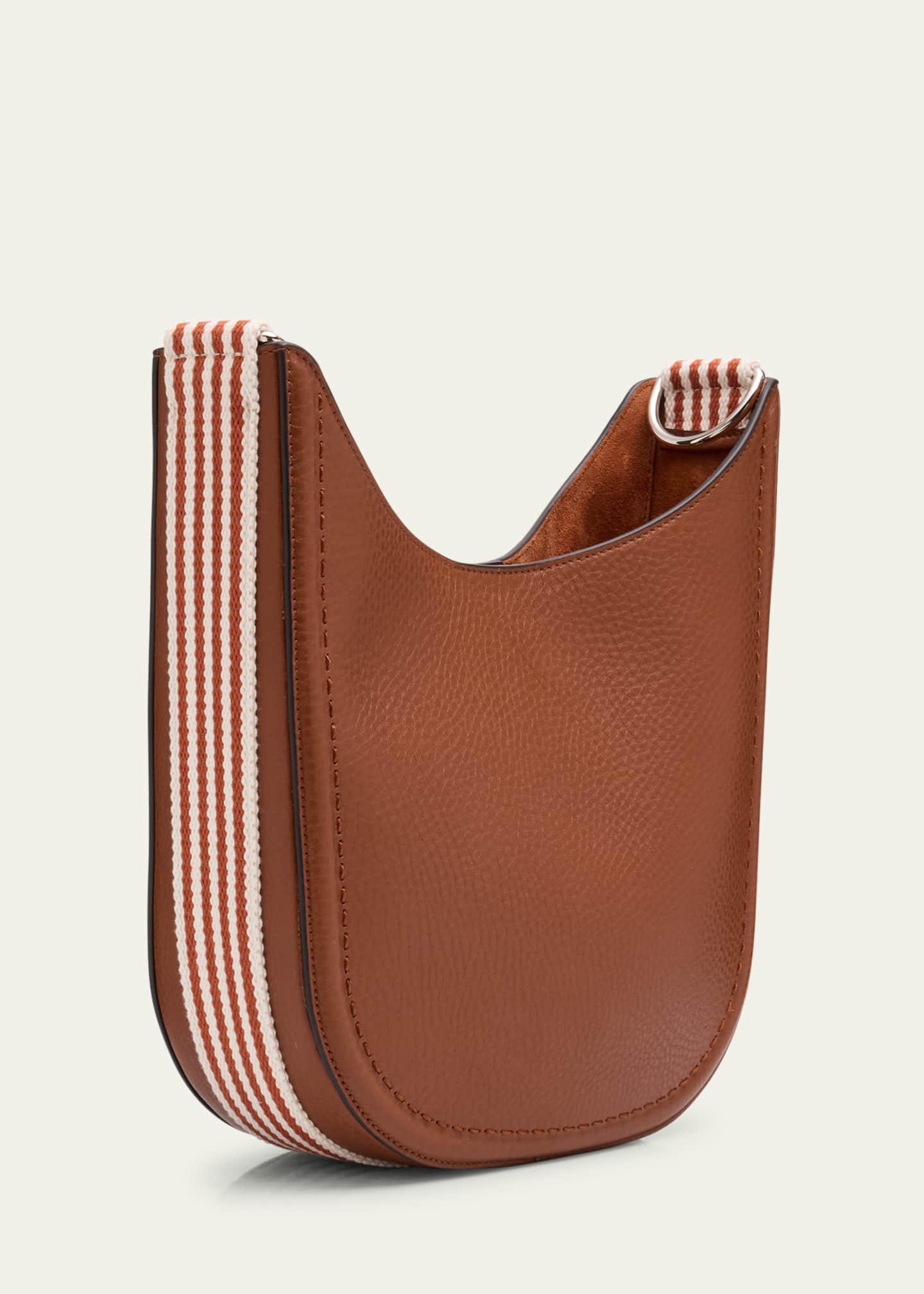 Valentino Garavani Men's Antibes Medium Leather Hobo Bag Image 3 of 6