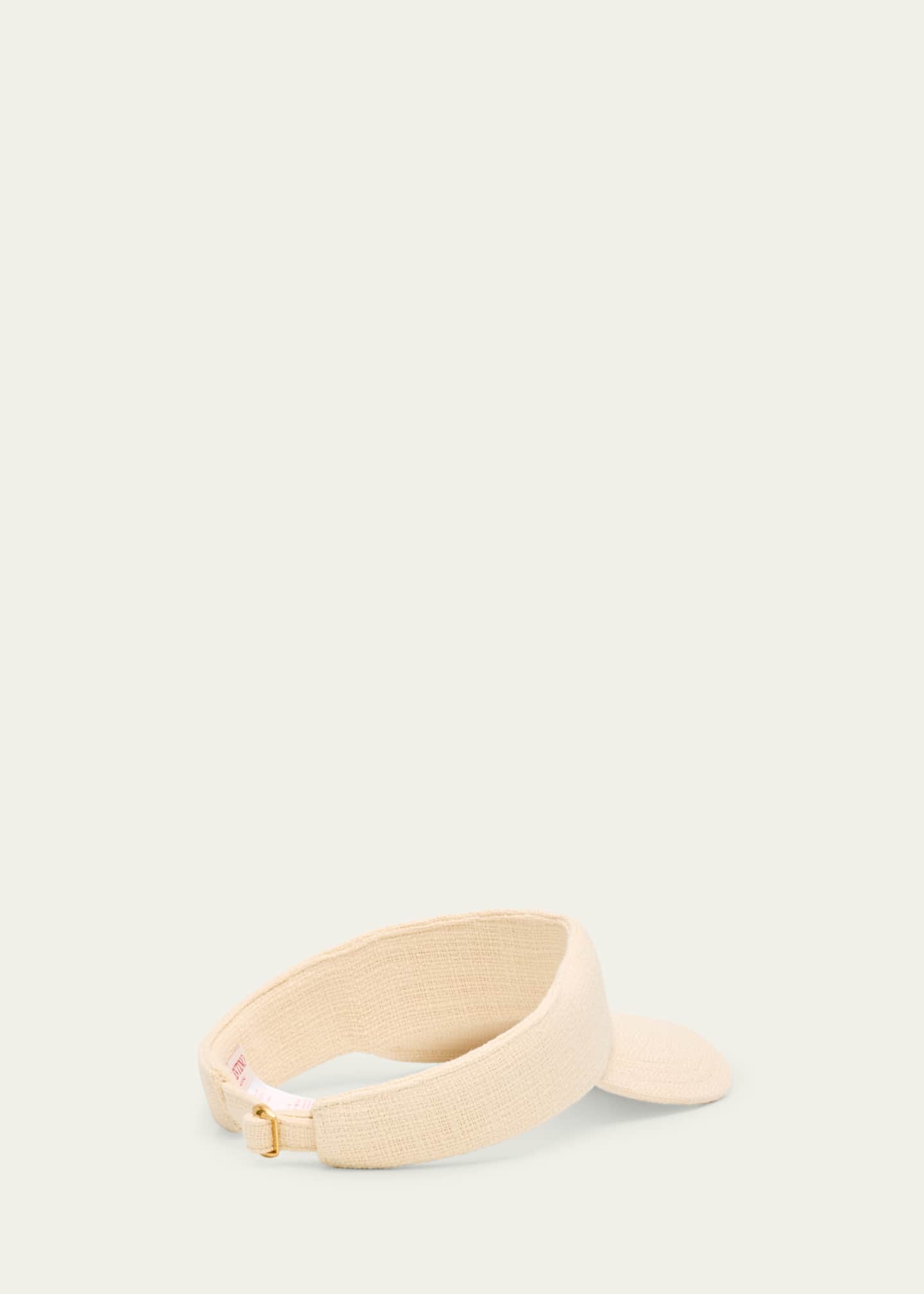 Valentino Garavani Men's Cotton VLogo Signature Visor Image 2 of 2