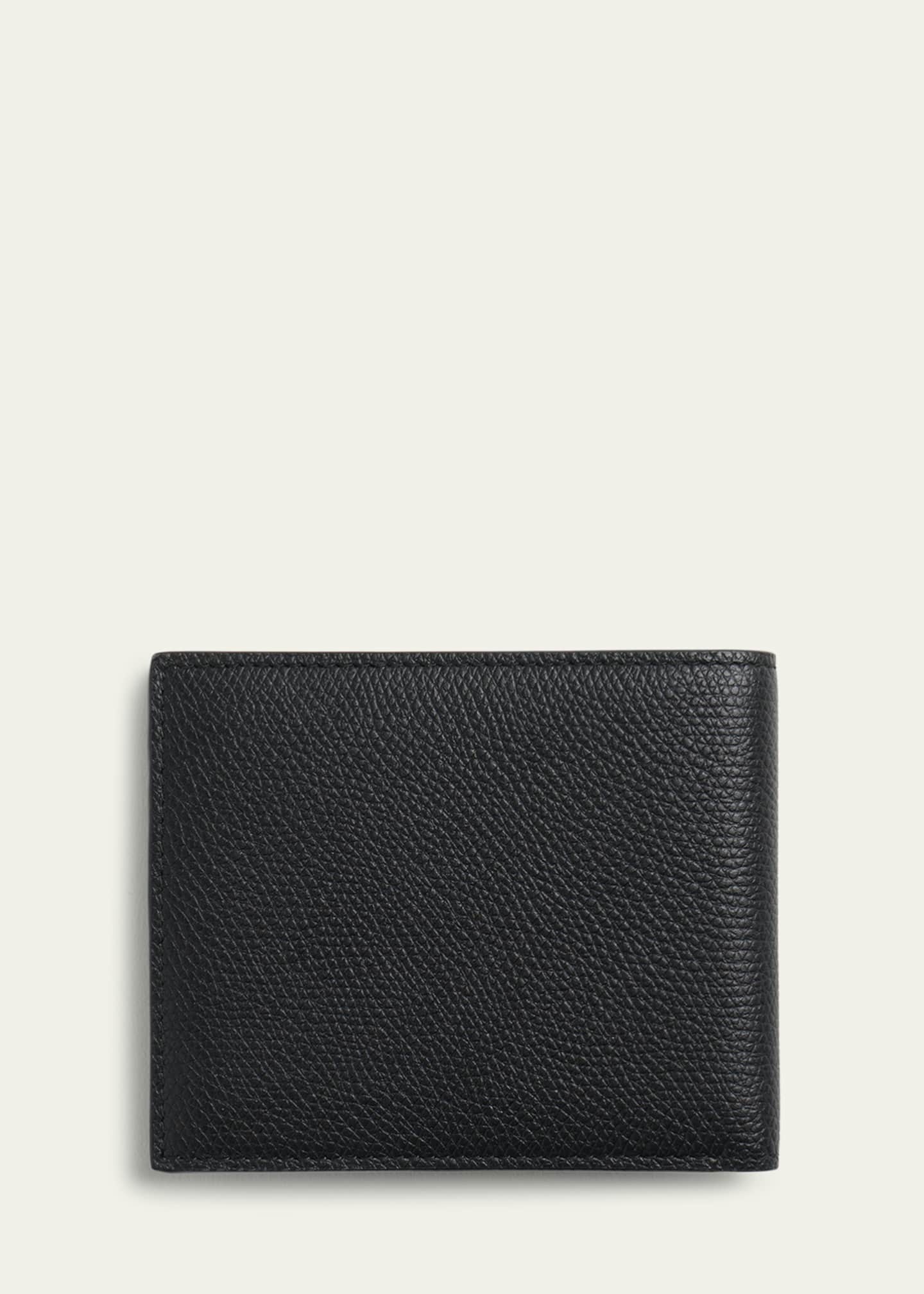 ★関税込★VALENTINO★GARAVANI SMOOTH LEATHER BILLFOLD WALLET Valentino Garavani VLTN Leather Wallet | Black | FARFETCH
