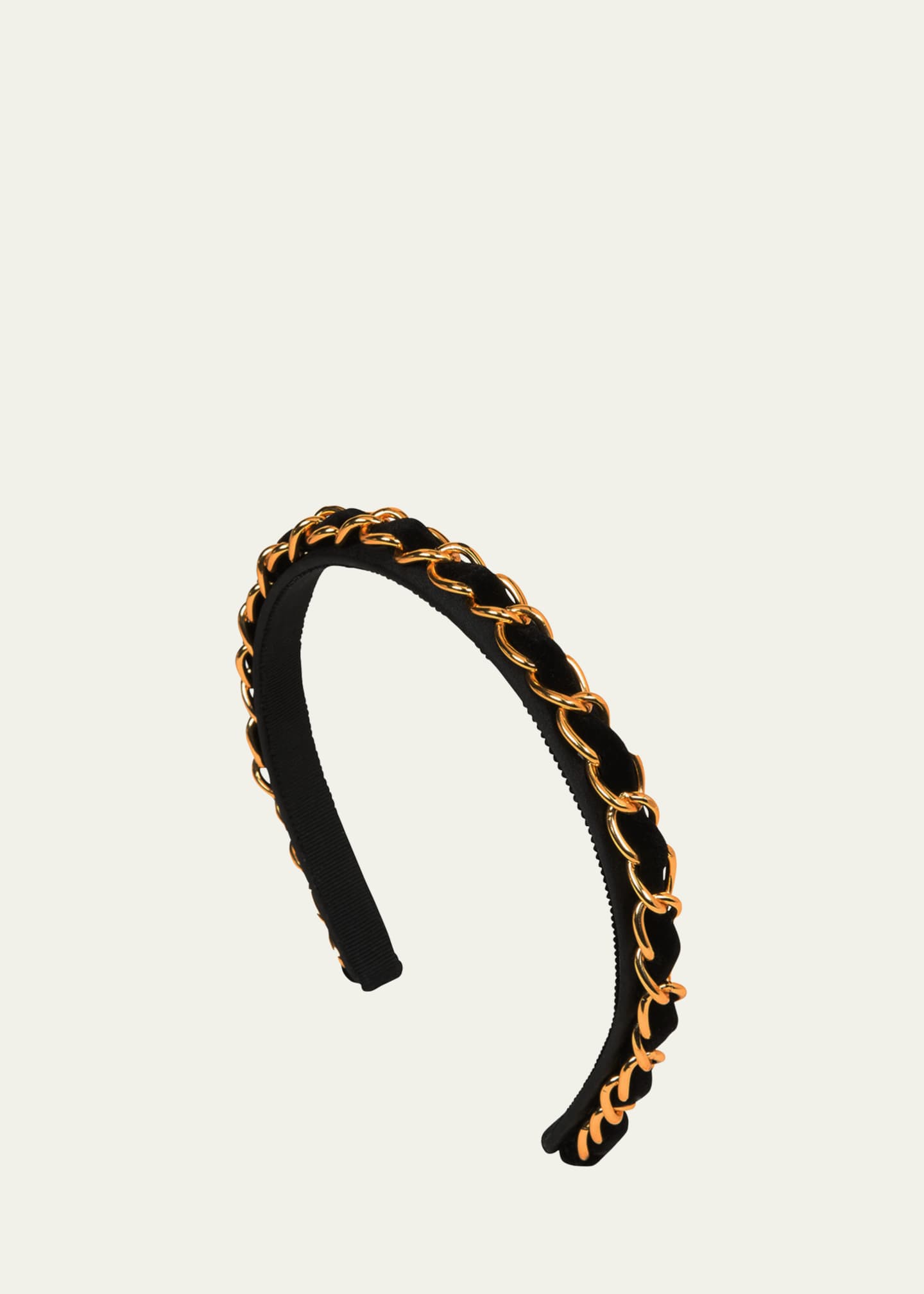 Jennifer Behr Kason 10K Gold-Plated Chain Skinny Headband