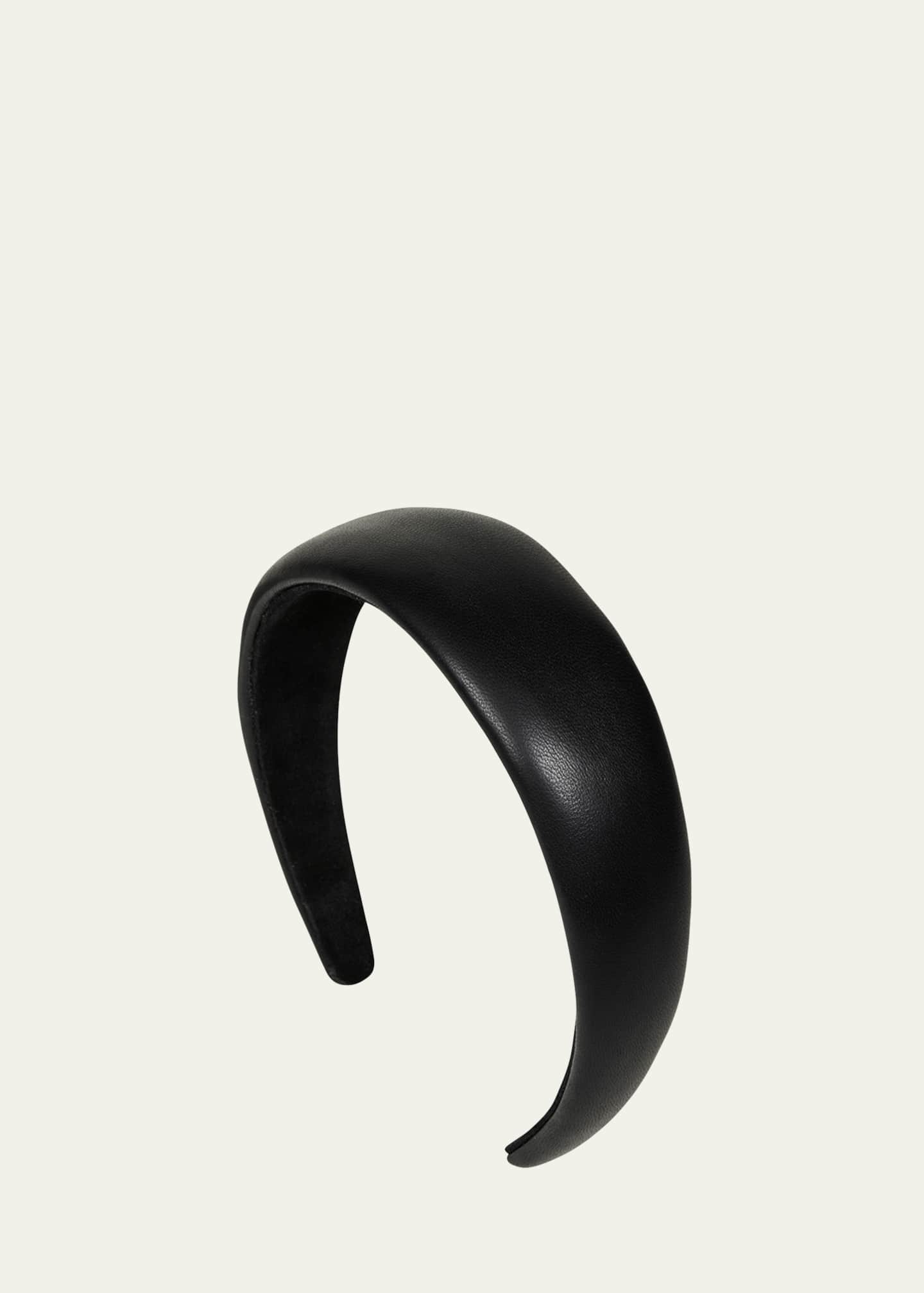 Jennifer Behr Kate Padded Leather Headband