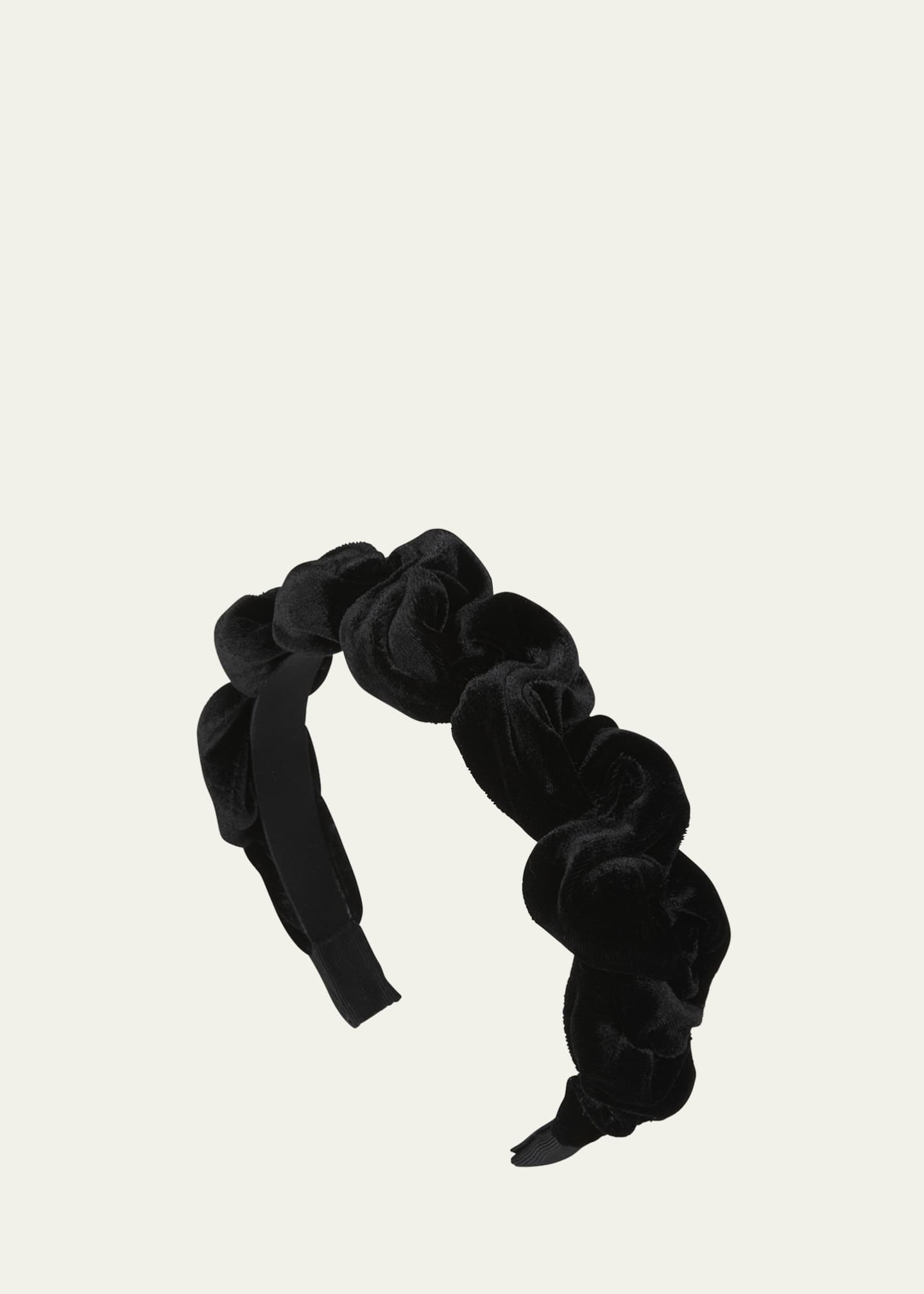 Jennifer Behr Lia Knot Velvet Headband
