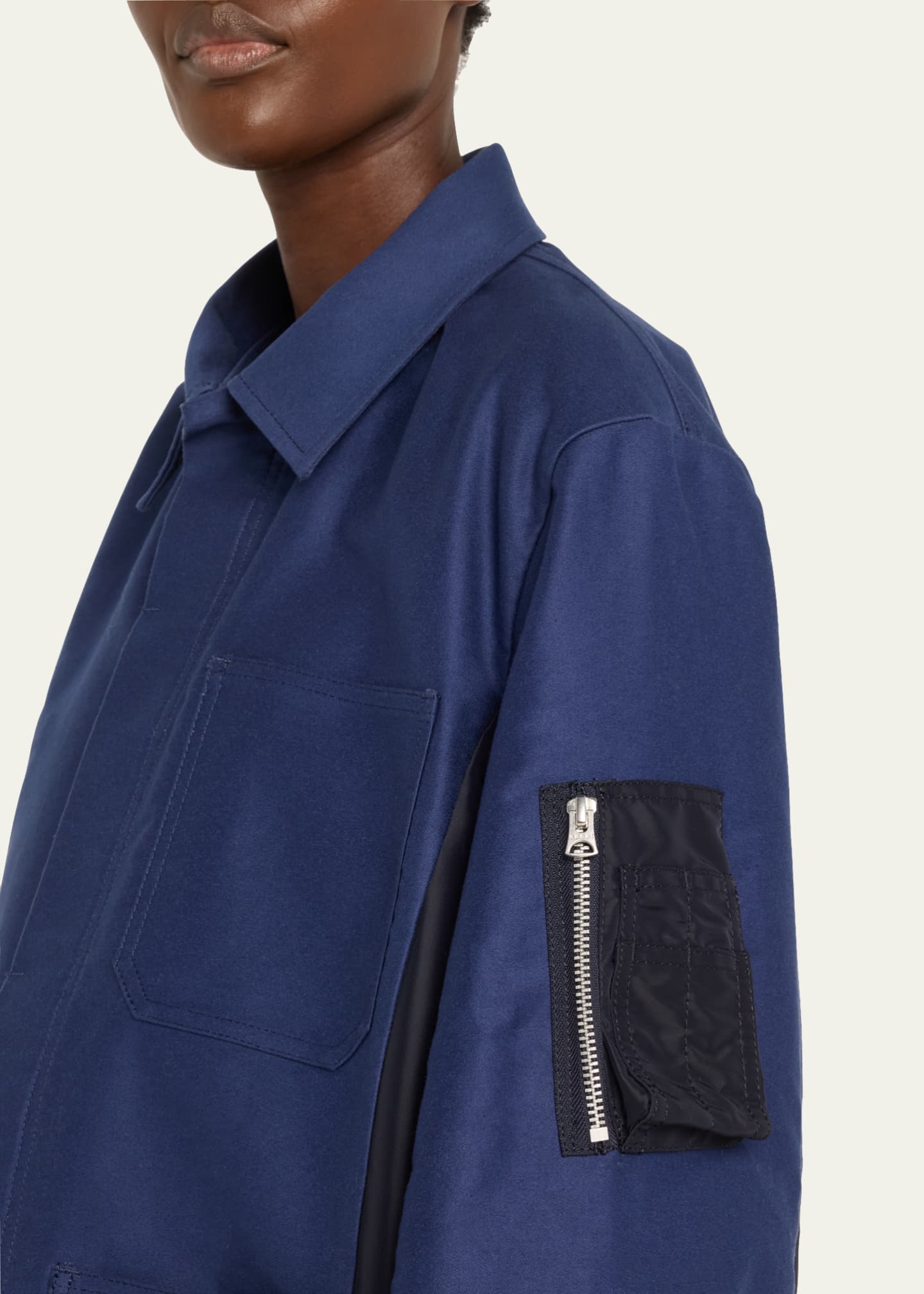 SACAI Bill Cunningham Boxy Jacket Image 5 of 5
