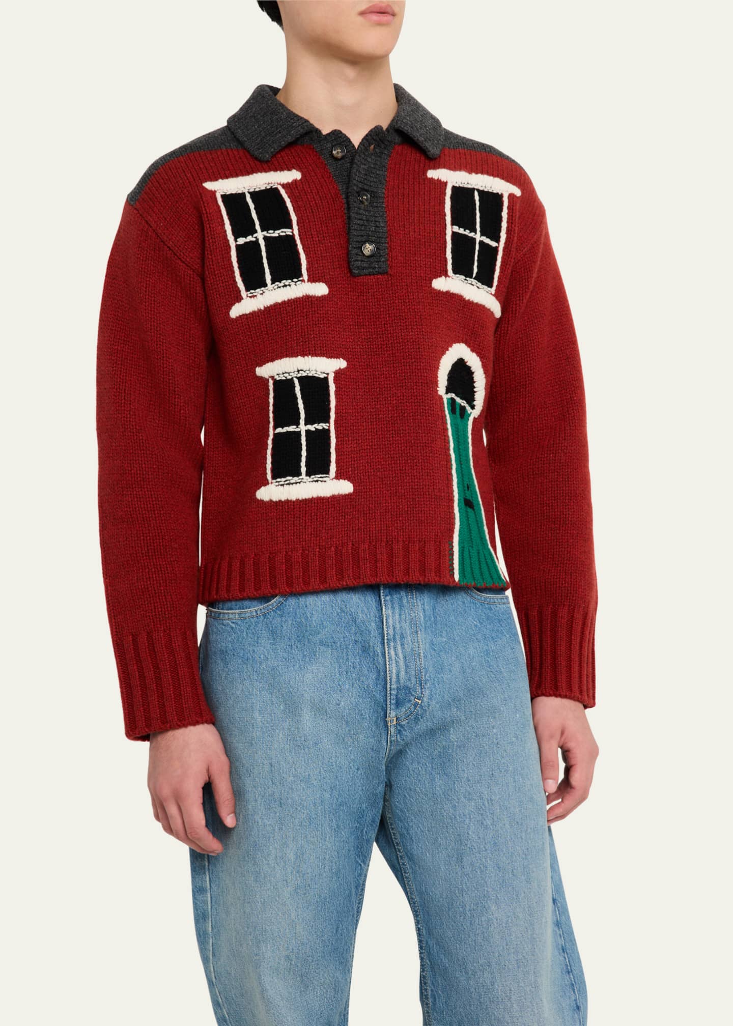Men's House Polo Sweater