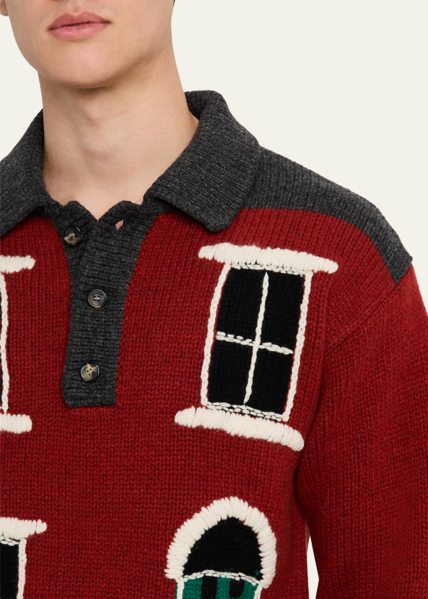 Men's House Polo Sweater