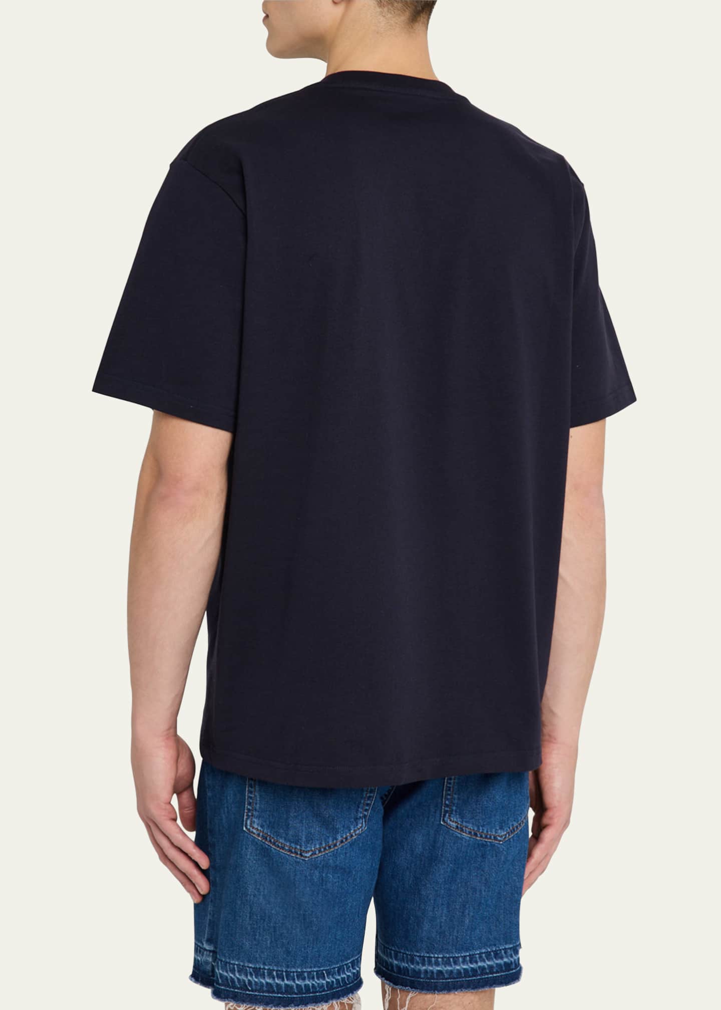 JW Anderson Men's Embroidered Anchor T-Shirt Image 3 of 5