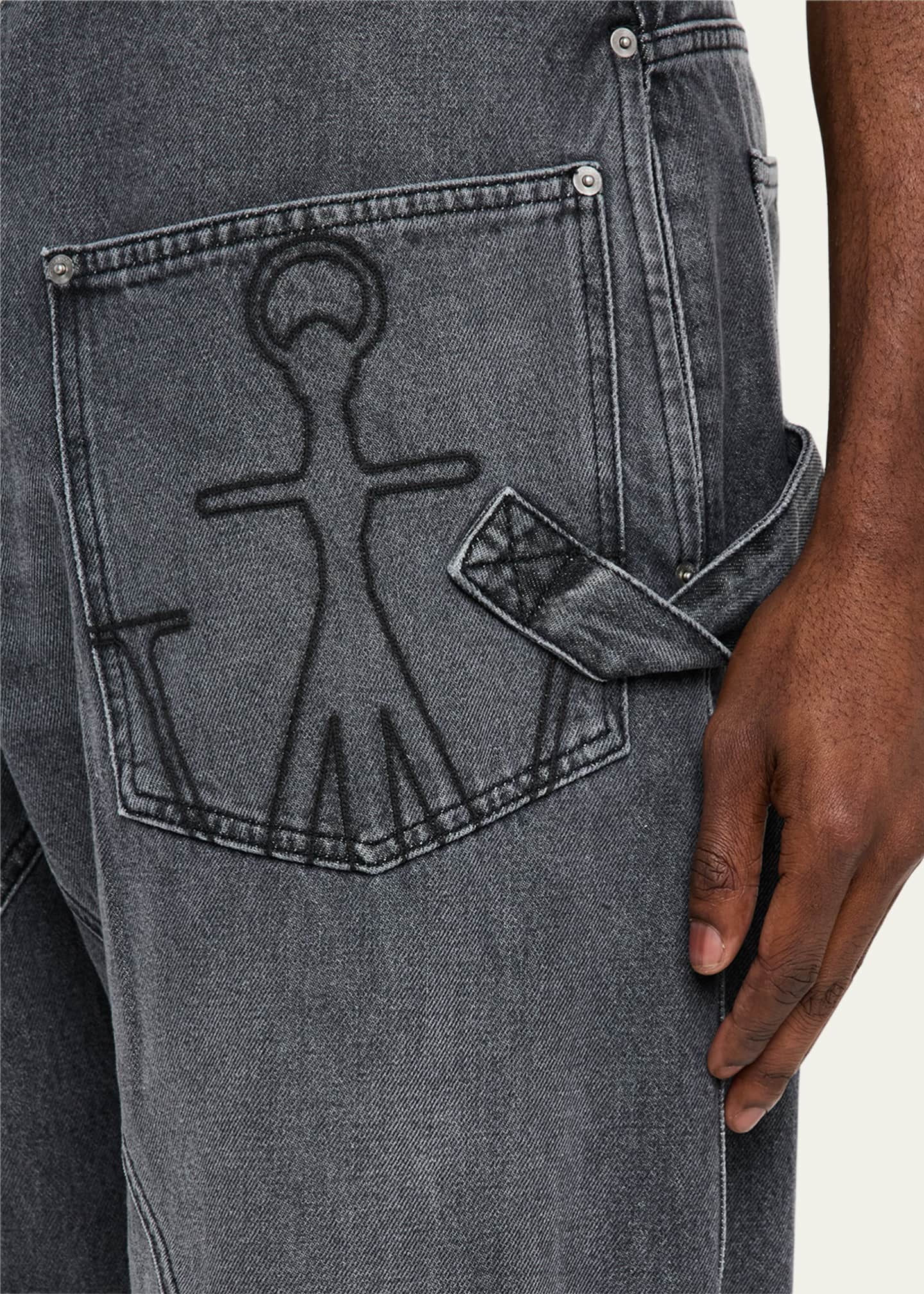JW Anderson Men's Twisted Workwear Jeans Image 5 of 5