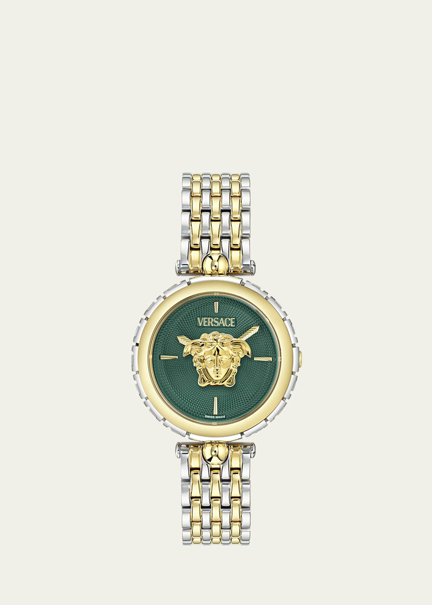 Versace 38mm Medusa Heritage Watch with Bracelet Strap, Two Tone Image 1 of 5