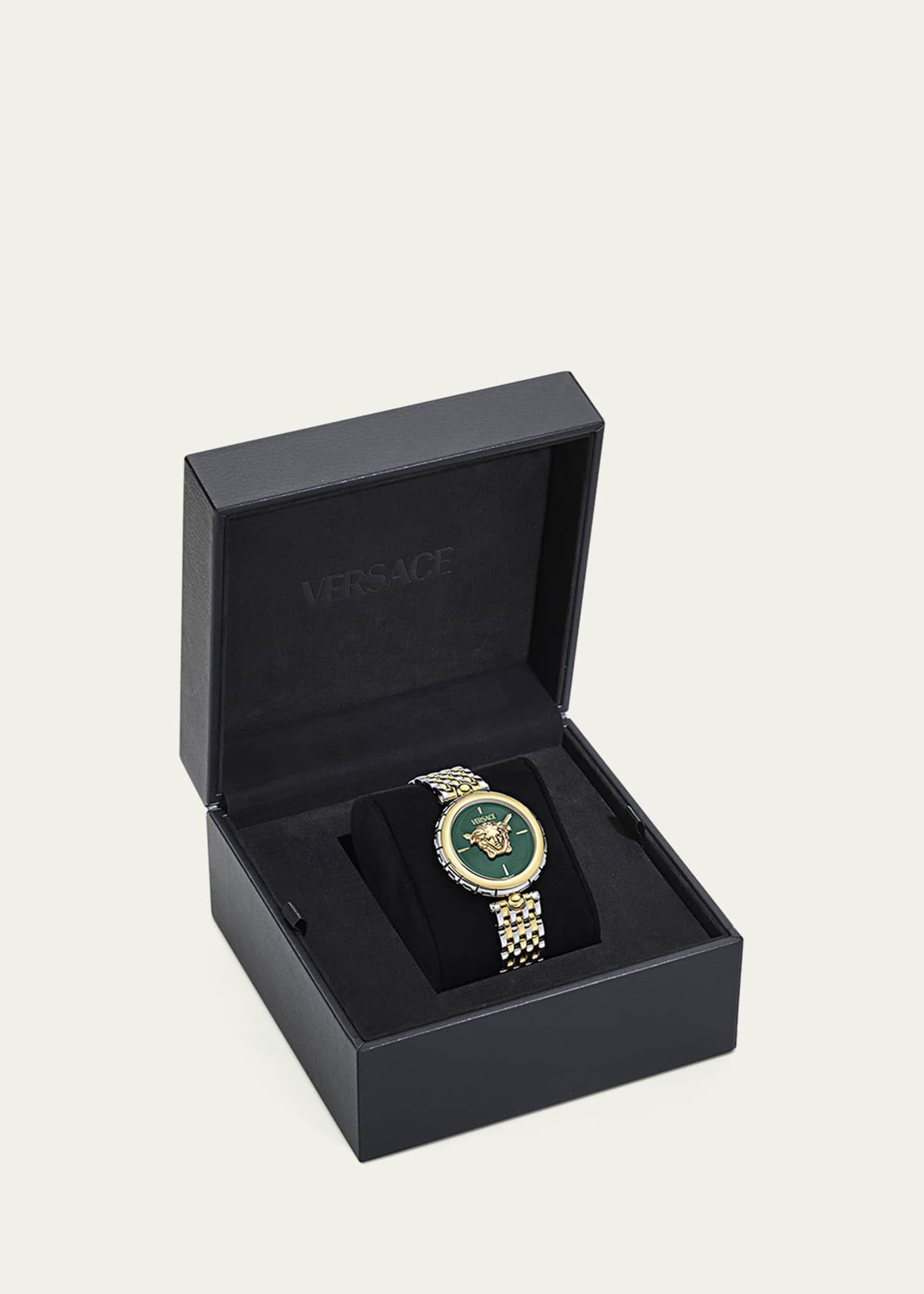 Versace 38mm Medusa Heritage Watch with Bracelet Strap, Two Tone Image 5 of 5