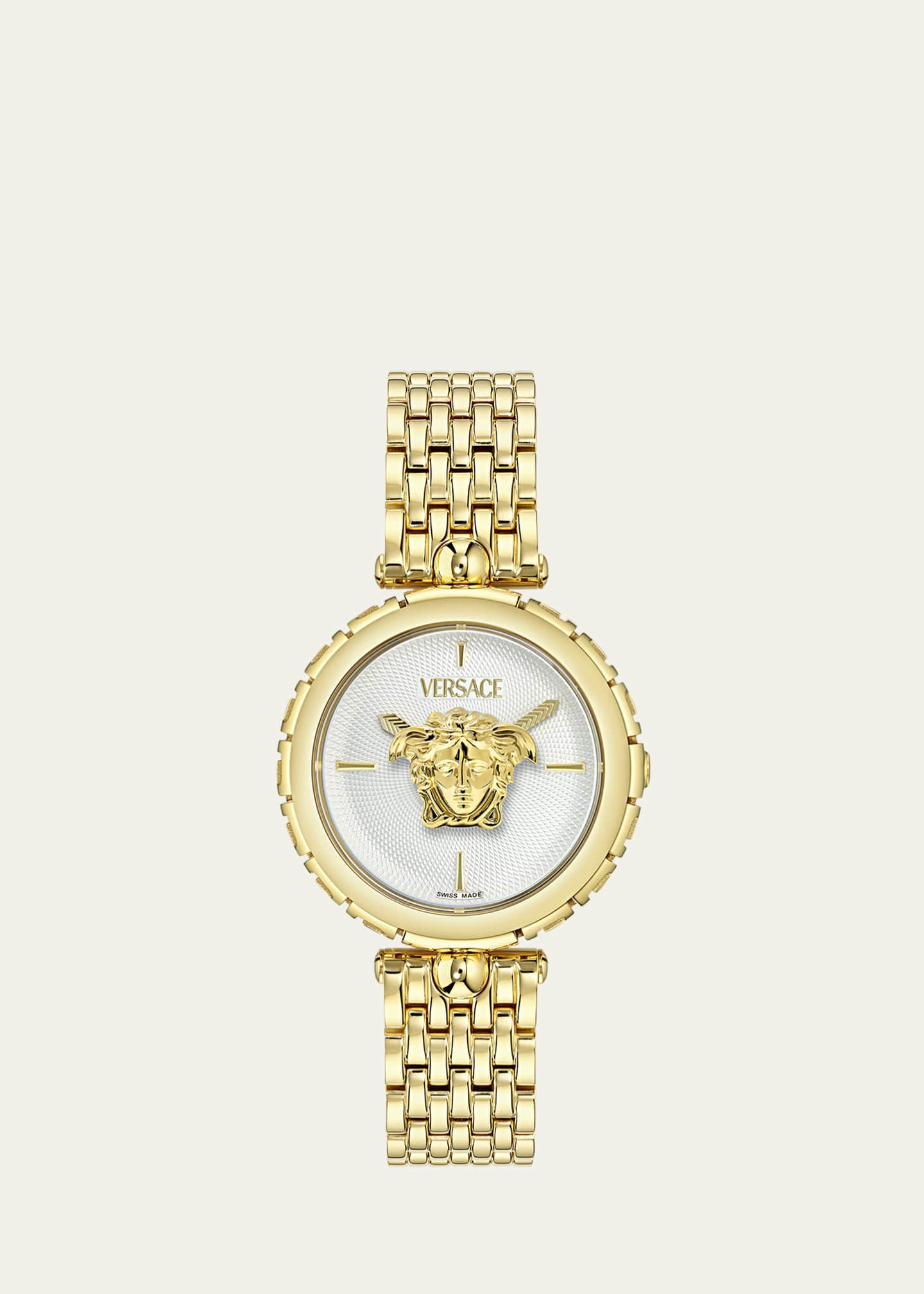 Versace 38mm Medusa Heritage Watch with Bracelet Strap, Gold Tone Image 1 of 5