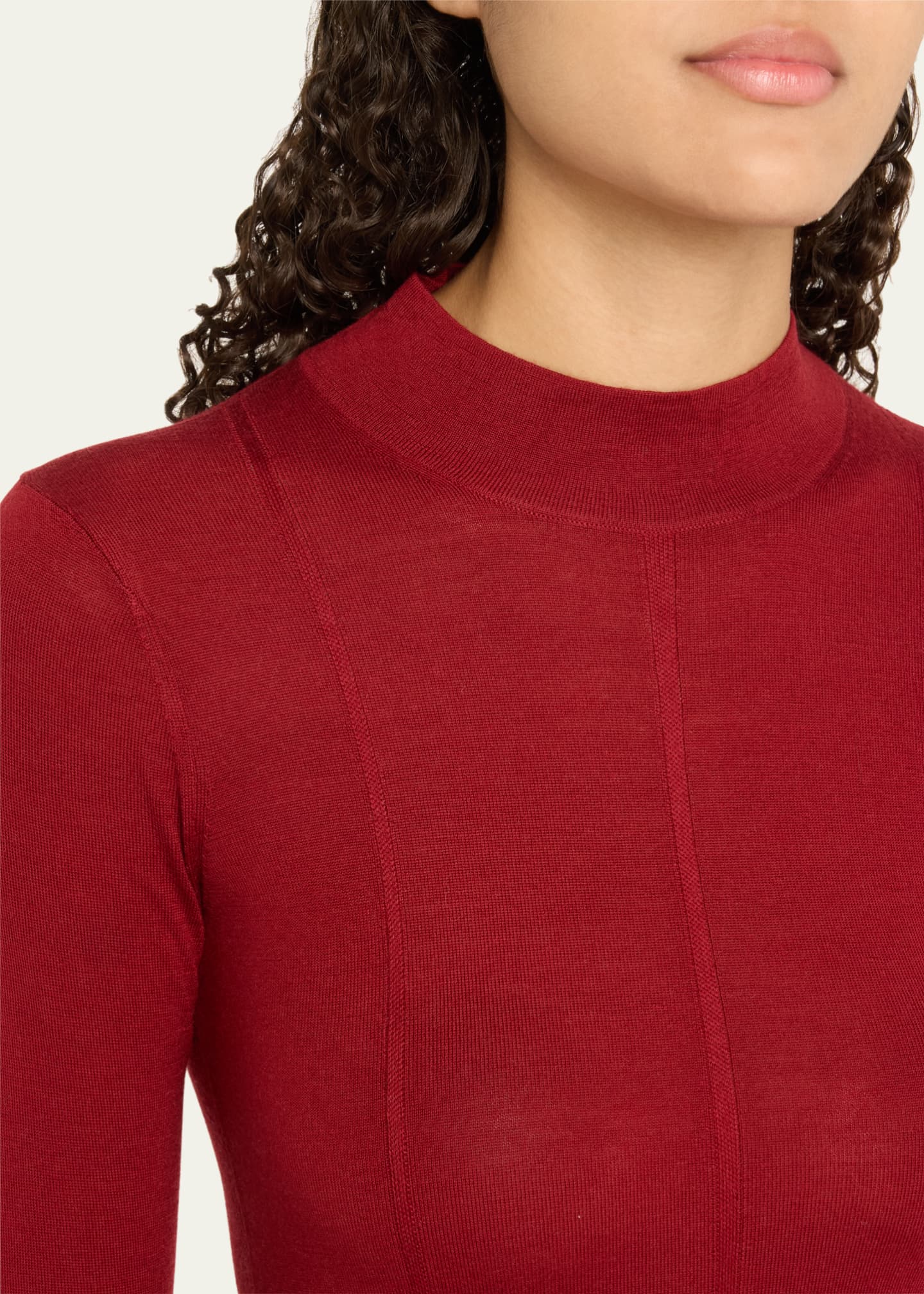 MARIA MCMANUS Godet Button Wool Maxi Dress Image 5 of 5