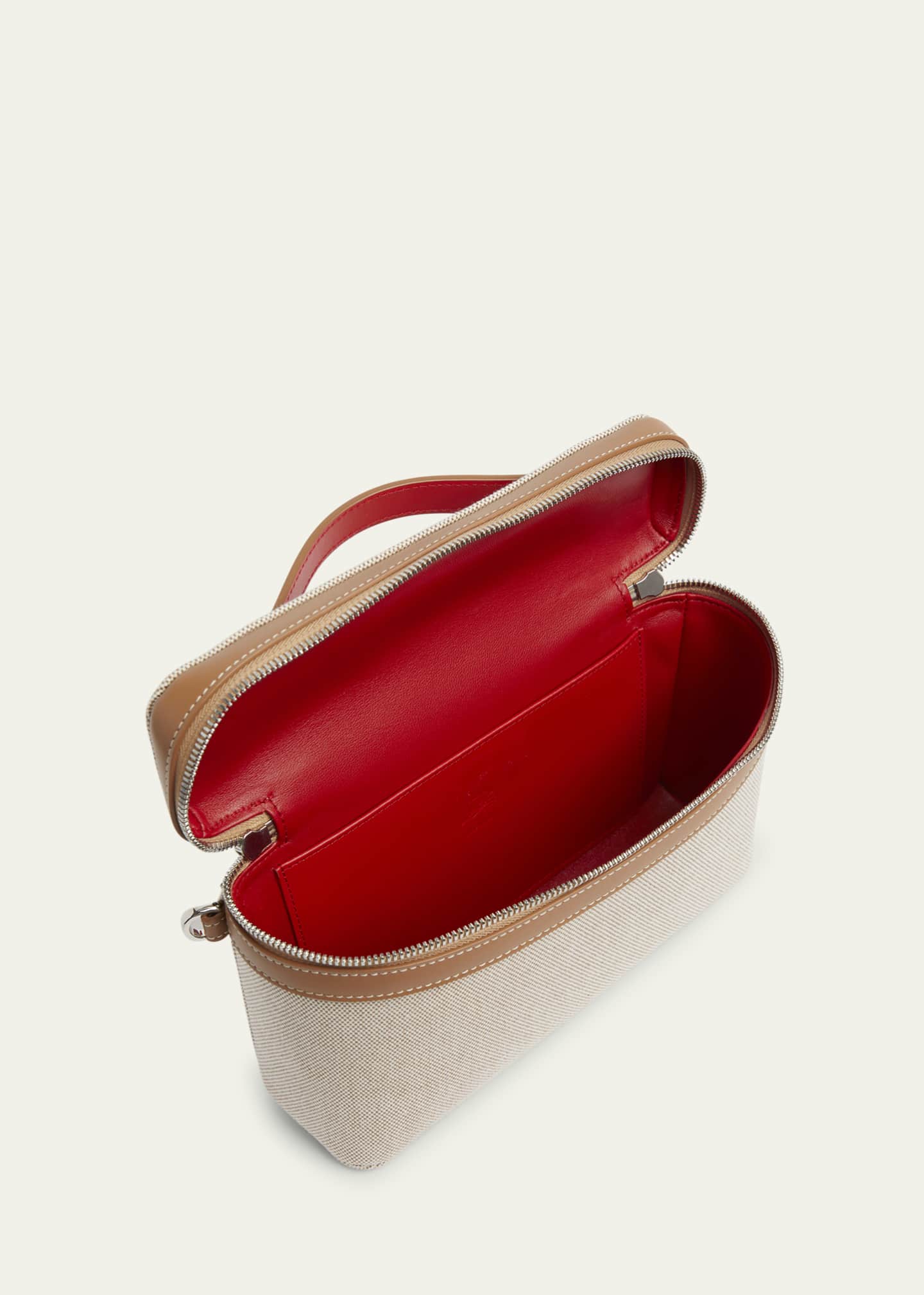 Christian Louboutin Men's Djanis Canvas and Leather Crossbody Bag Image 4 of 6