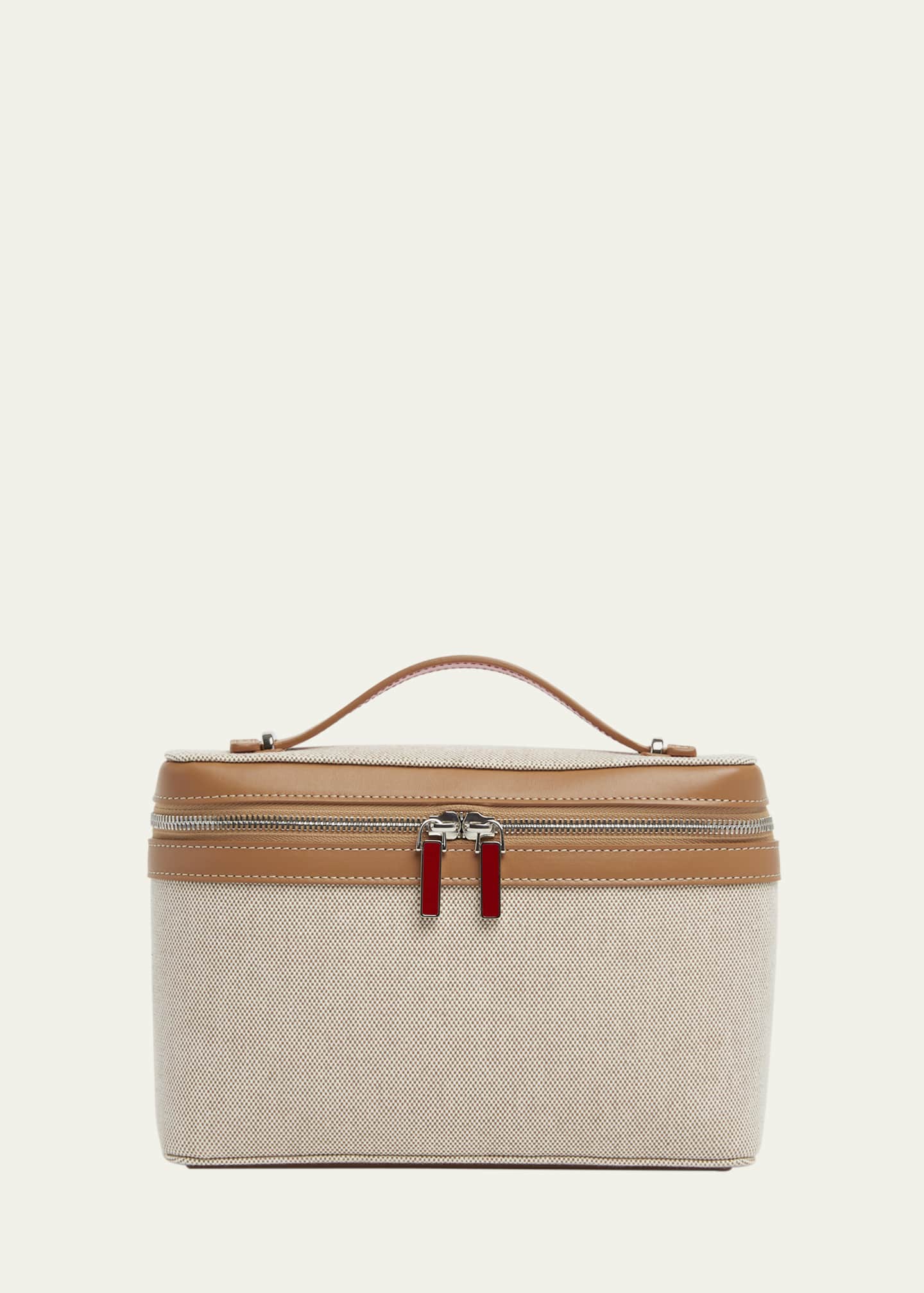 Christian Louboutin Men's Djanis Canvas and Leather Crossbody Bag Image 1 of 6