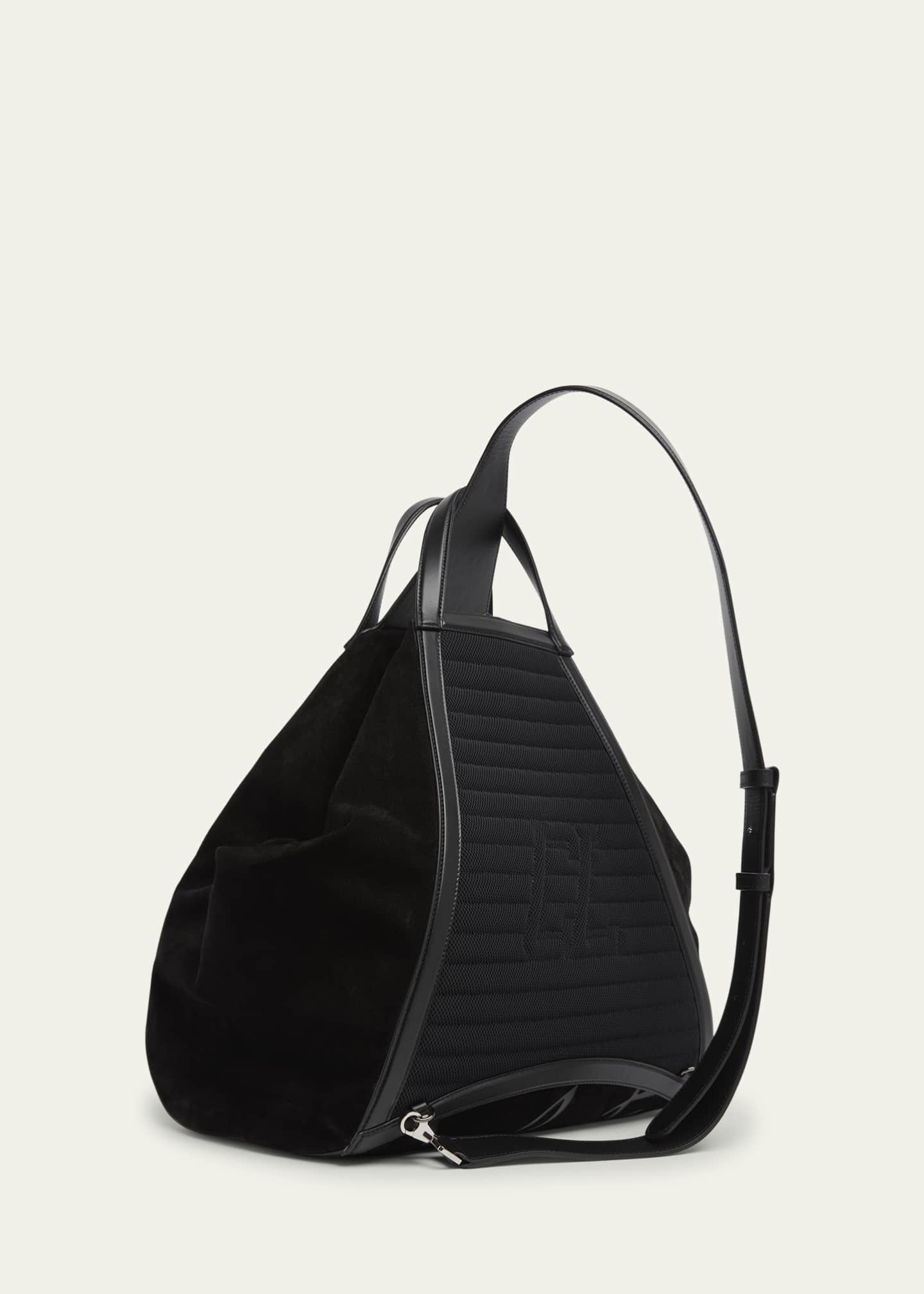 Christian Louboutin Men's Pyramid Leather Sling Bag Image 2 of 4