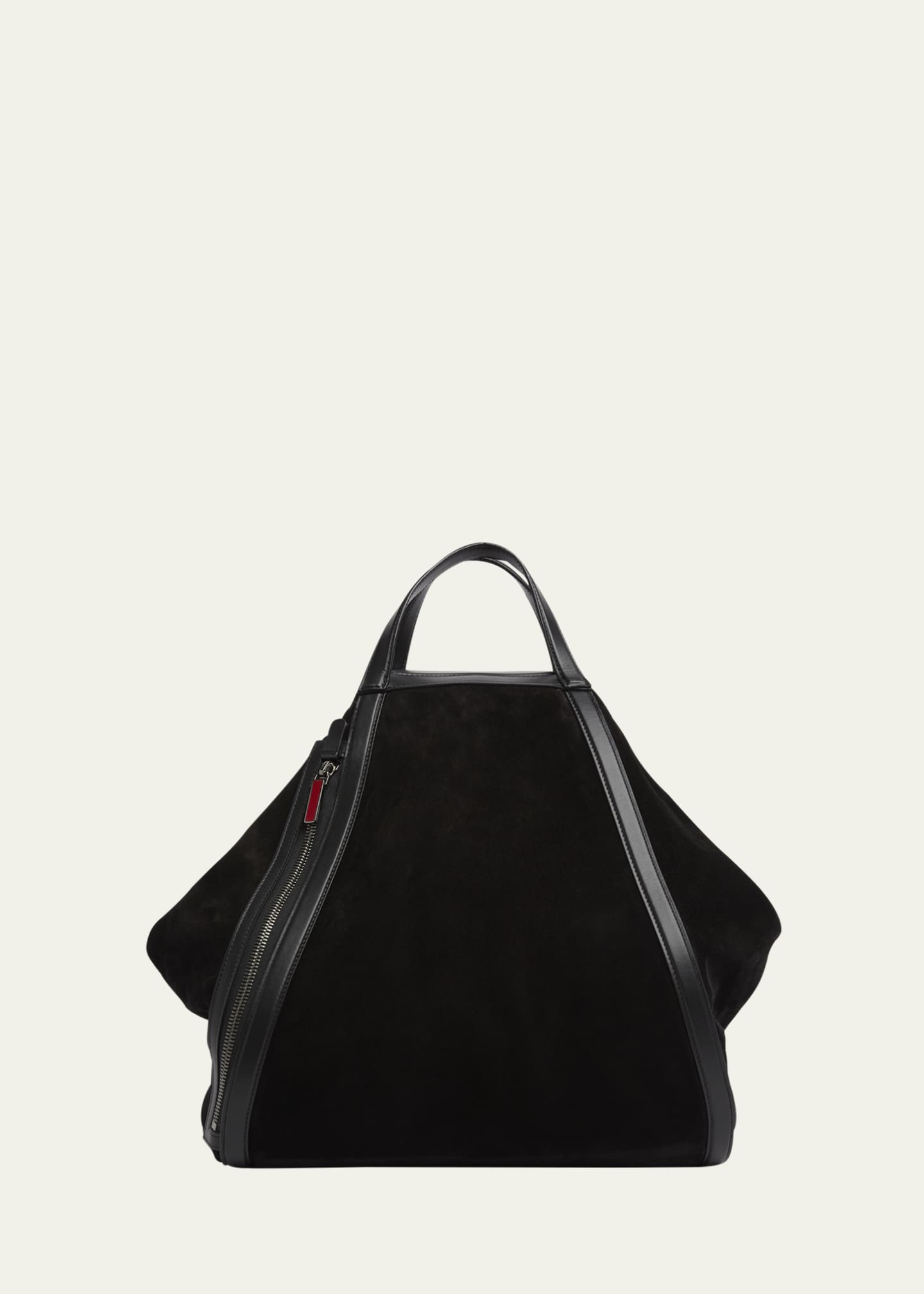 Christian Louboutin Men's Pyramid Leather Sling Bag Image 1 of 4