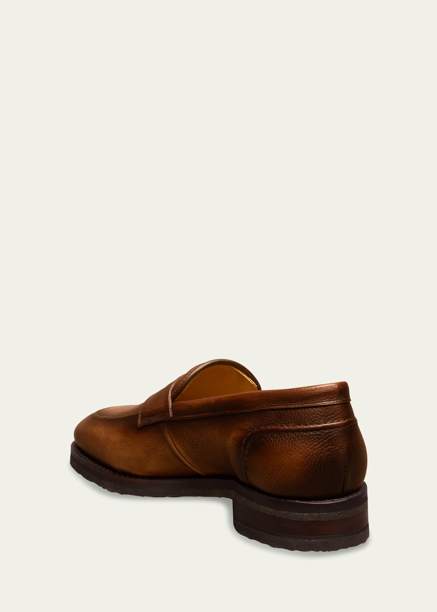 Allen Edmonds Reserve Men's Roman Grained Leather Penny Loafers Image 3 of 3