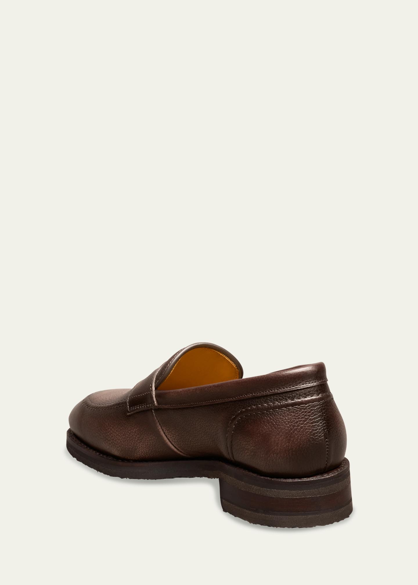 Allen Edmonds Reserve Men's Roman Grained Leather Penny Loafers