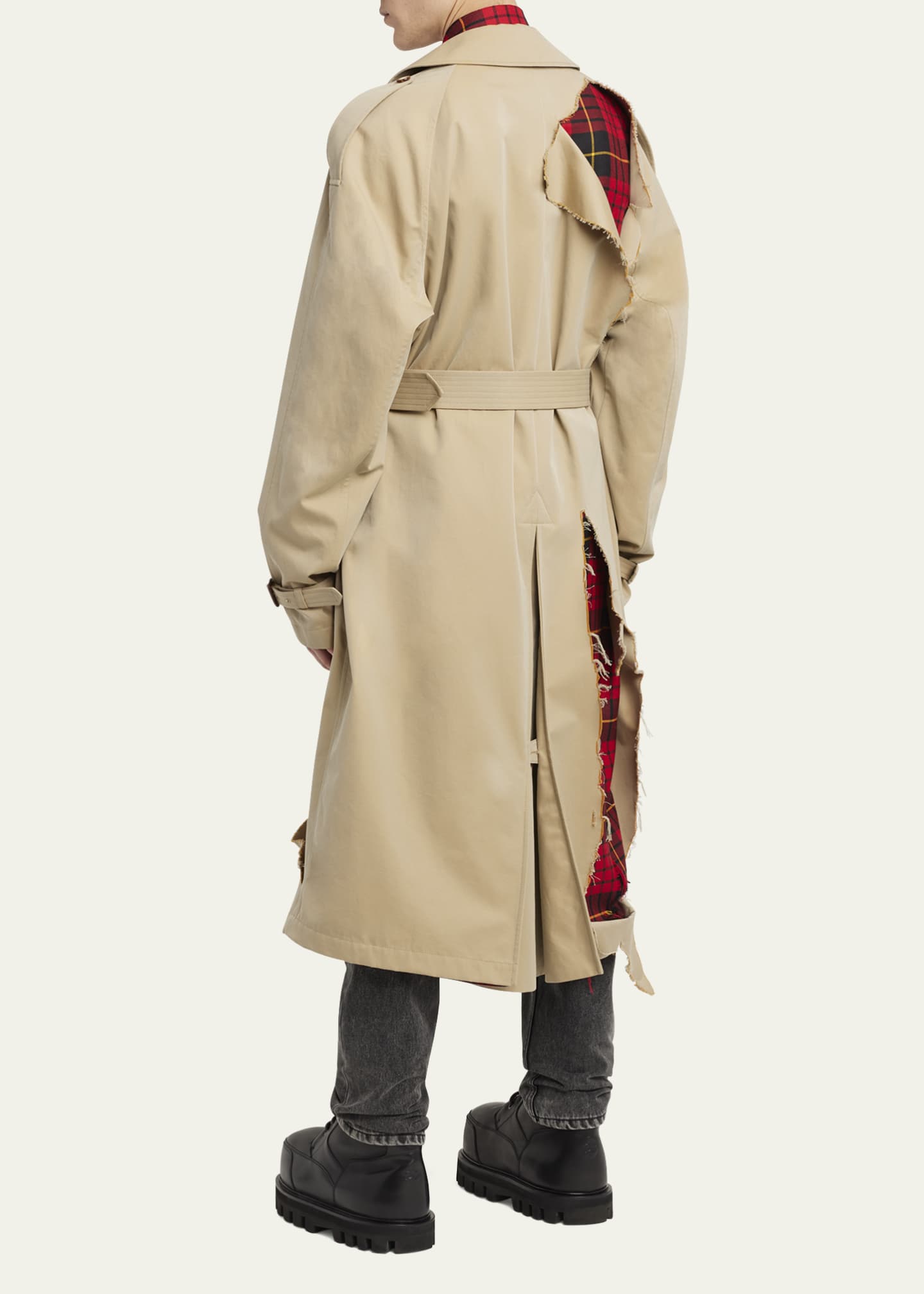 Alexander mcqueen trench hot sale