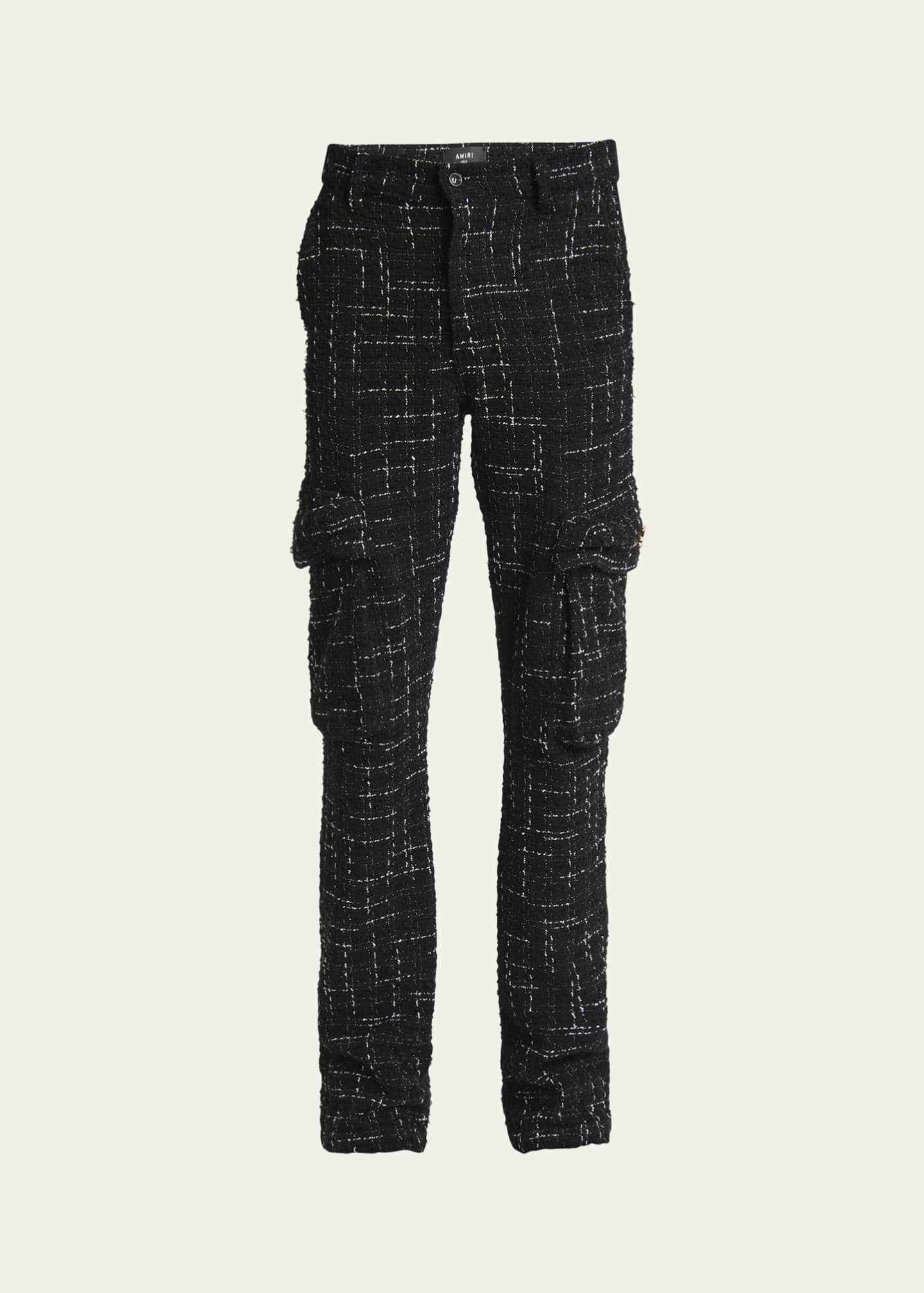 Tweed cargo pants on sale