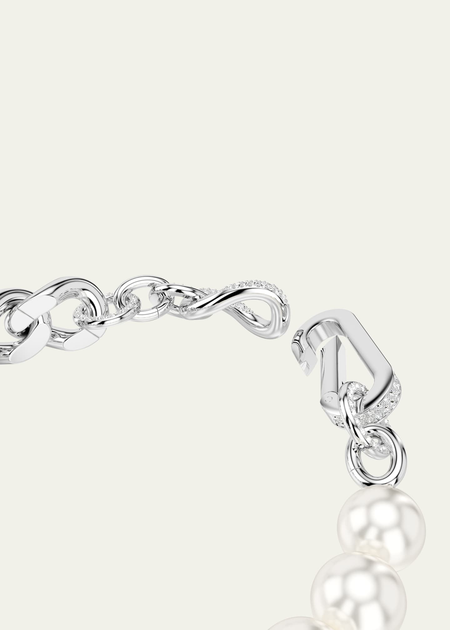 SWAROVSKI Dextera Crystal Pearl Mixed Link Bracelet