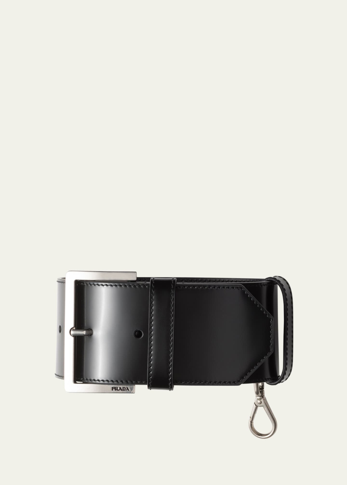 Prada Leather Wristlet Strap Bergdorf Goodman