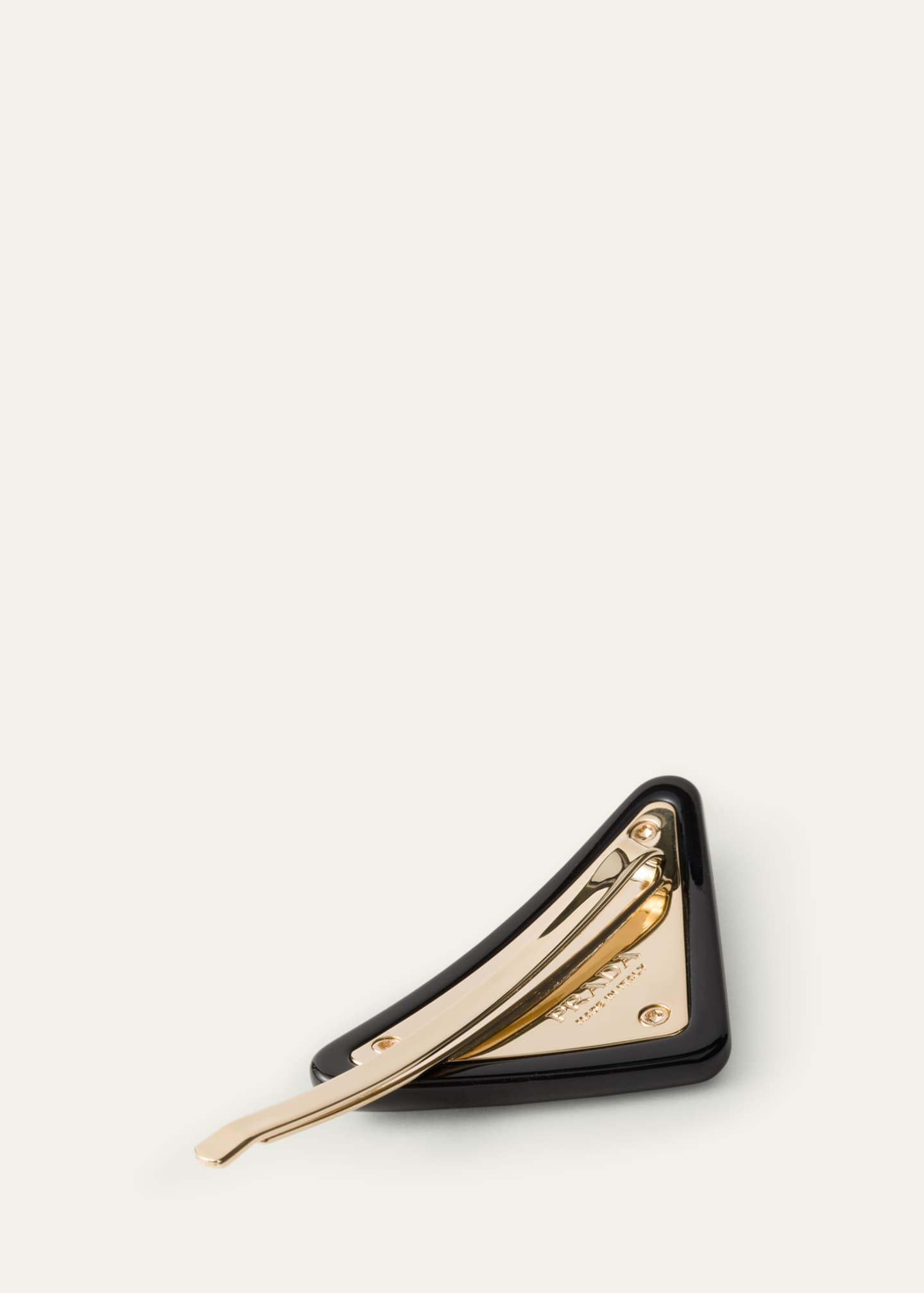 Prada Triangle Floral Bobby Pins, Set of 2 Image 2 of 2