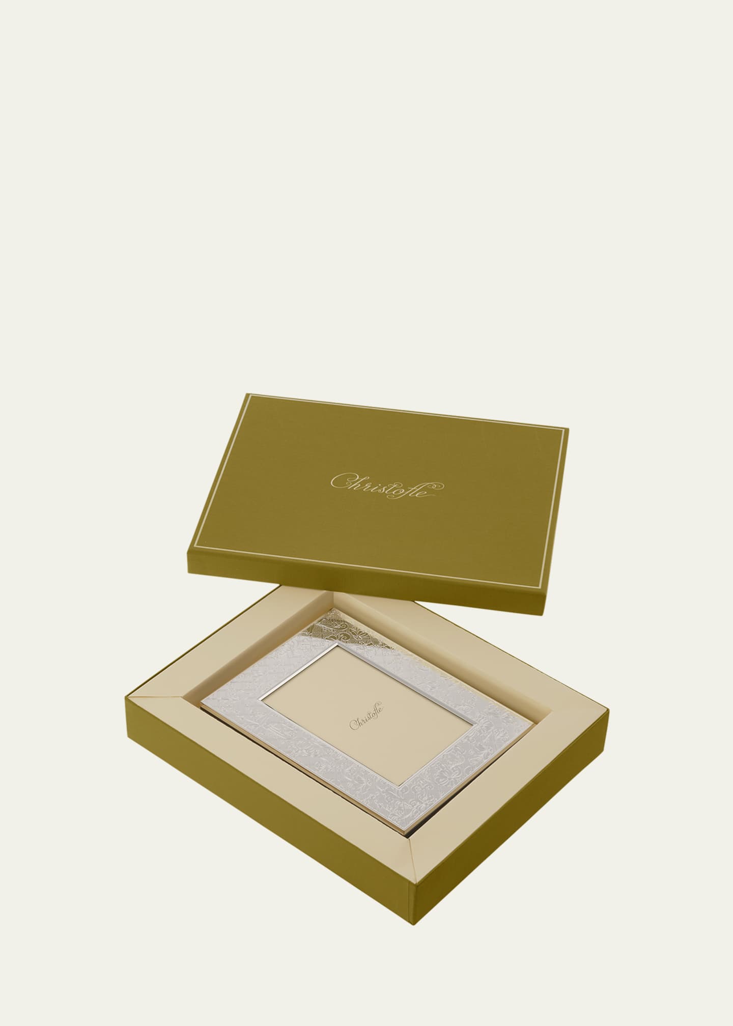 Christofle Jardin d'Eden Silver-Plated Picture Frame, 4" x 6" Image 2 of 2