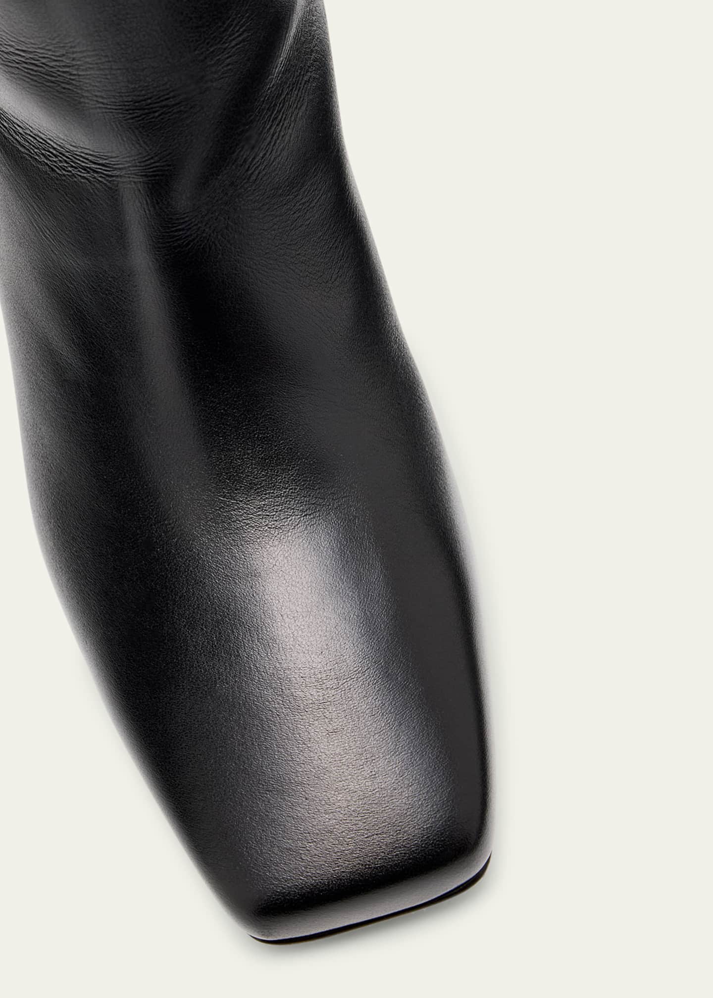 Dear Frances Leather Slouchy Knee Bucket Boots Image 5 of 6