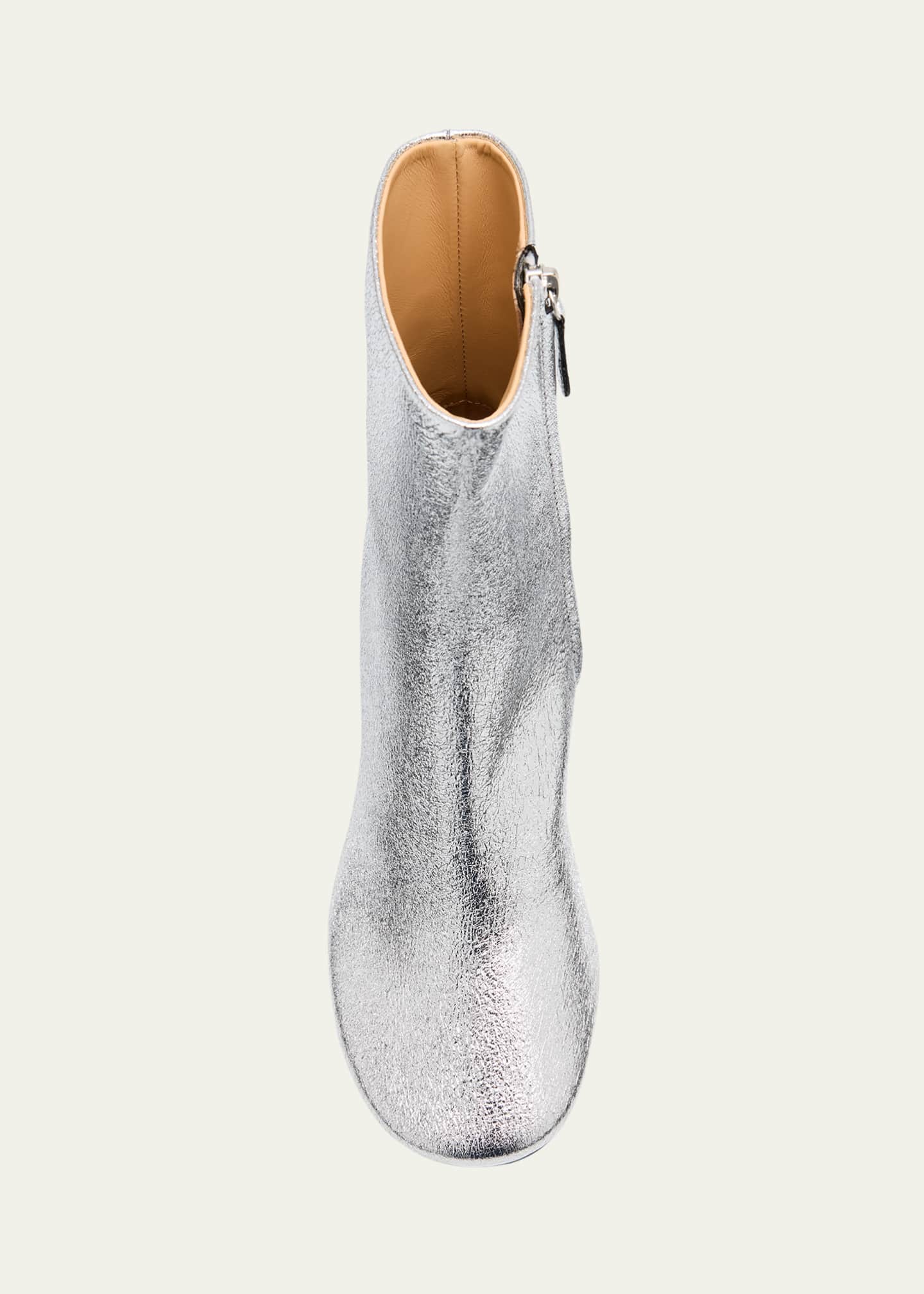Dear Frances Harlow Metallic Leather Ankle Booties Image 6 of 6
