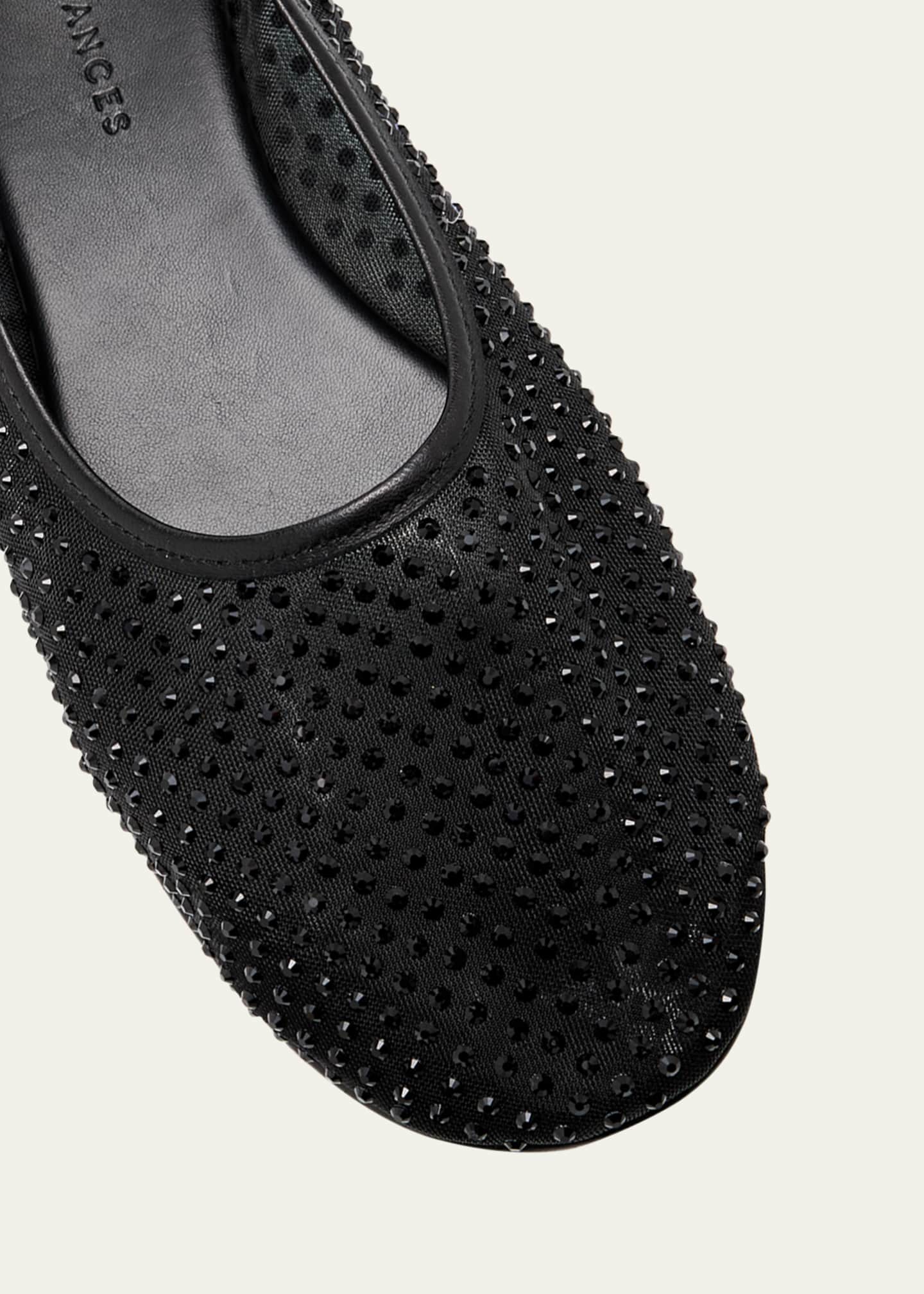 Dear Frances Balla Crystal Mesh Ballerina Flats Image 5 of 6