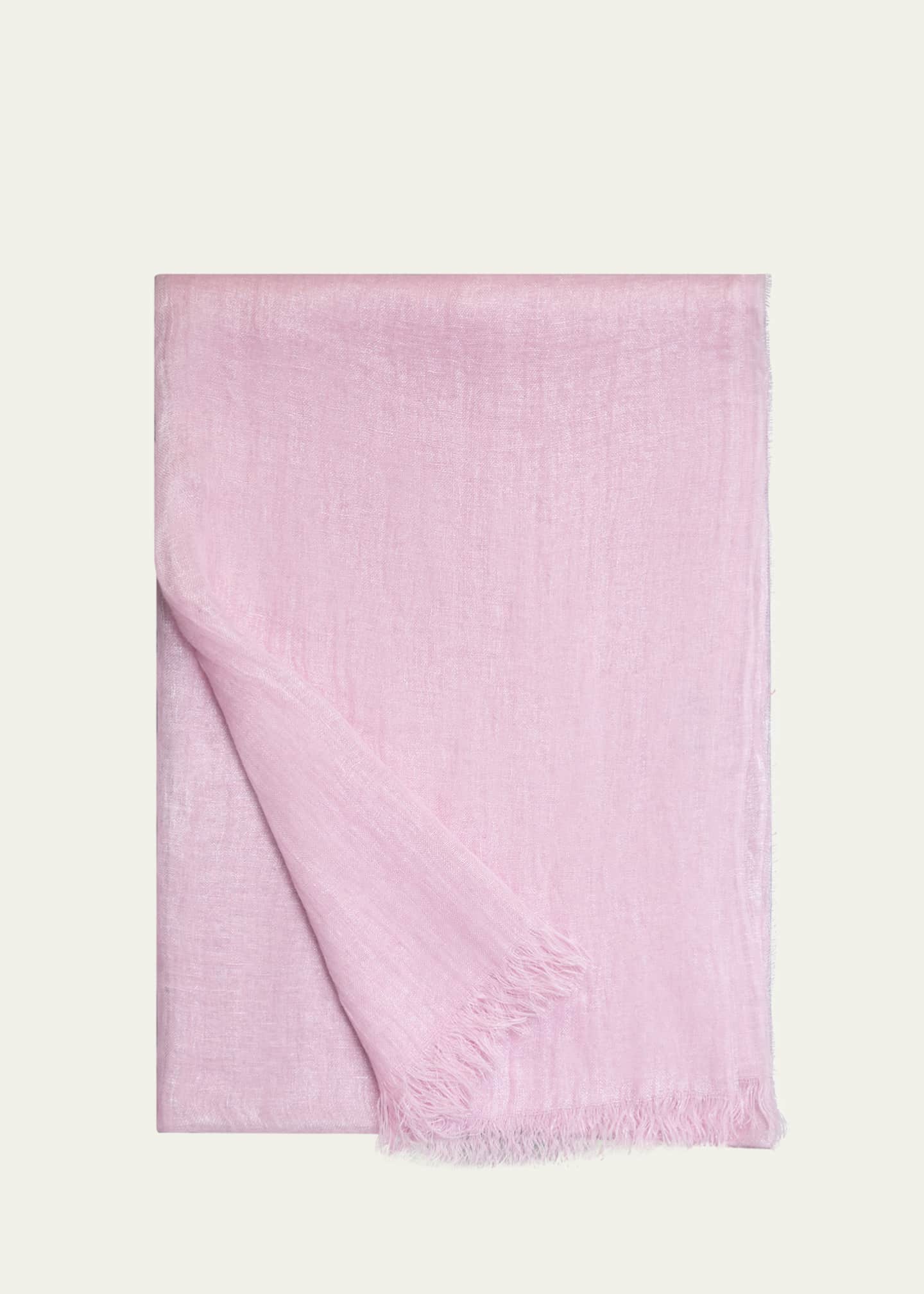 Akris Laminated Linen Scarf, 79x28" Image 1 of 2