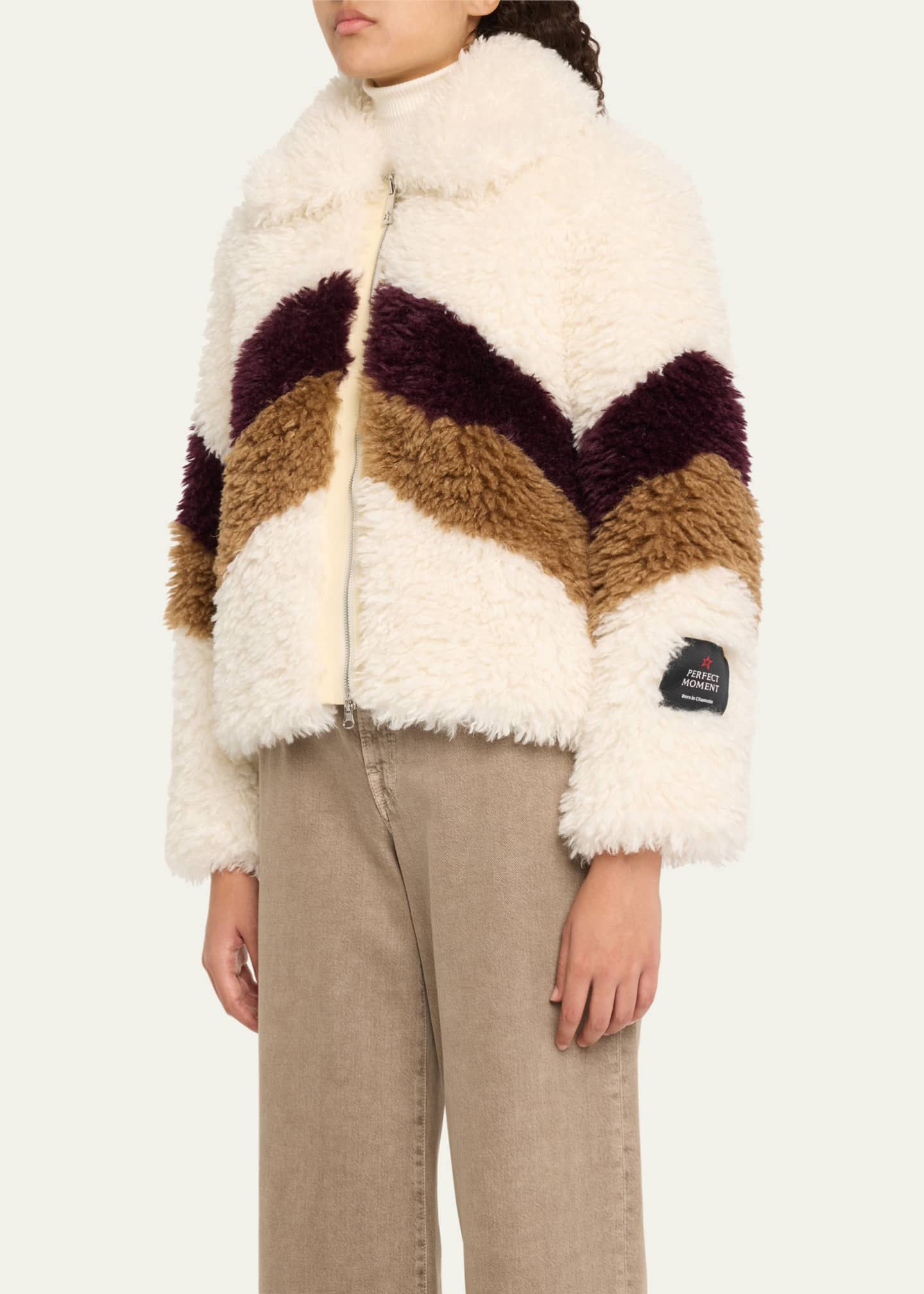 Perfect Moment Luna Faux Shearling Jacket Image 4 of 5