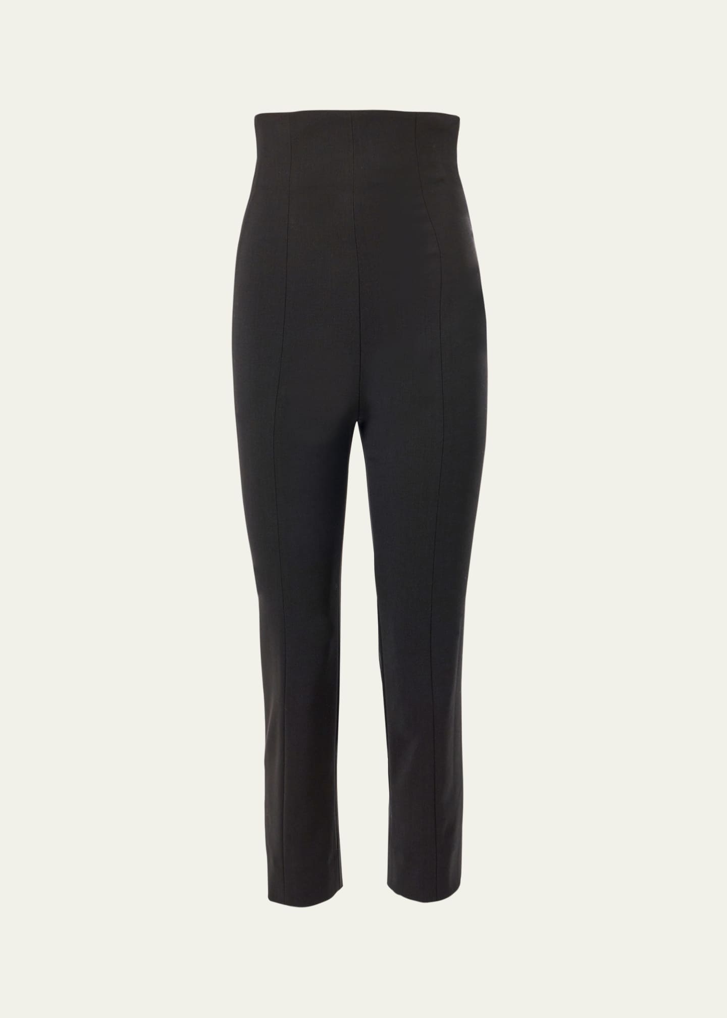 Carolina Herrera High-Rise Skinny-Leg Capri Pants Image 1 of 3