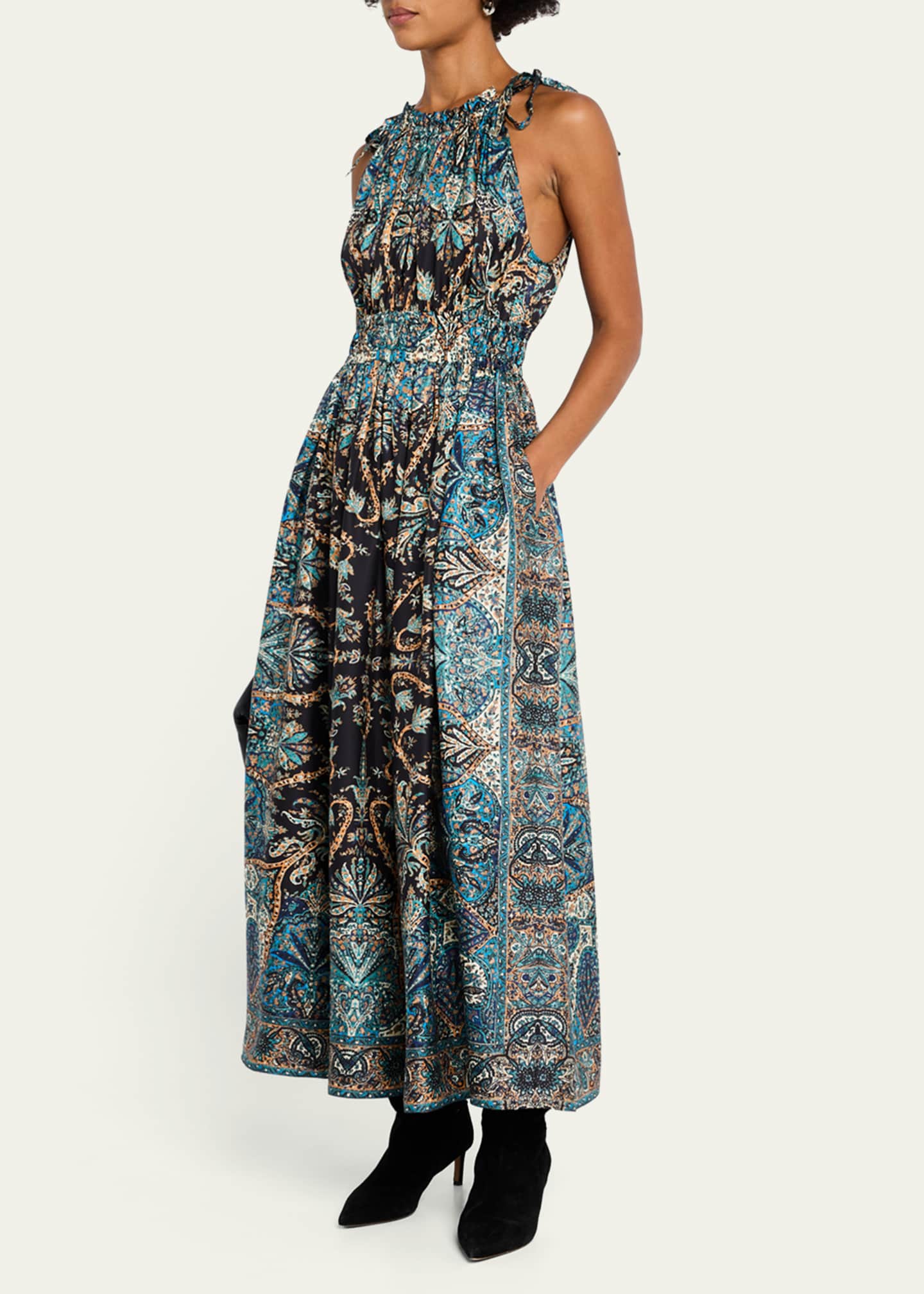Ulla Johnson Joni Printed A-Line Maxi Dress Image 2 of 5