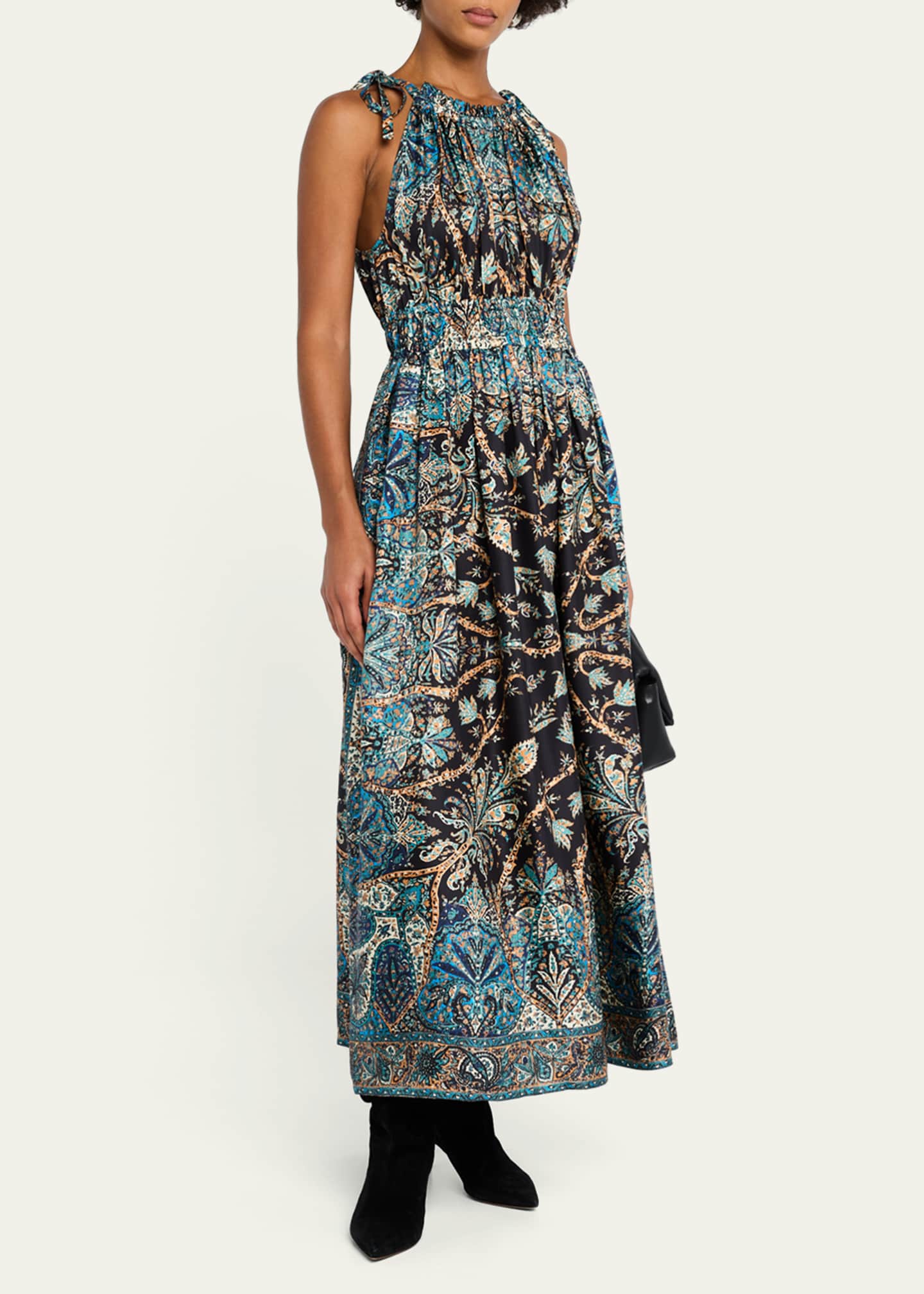 Ulla Johnson Joni Printed A-Line Maxi Dress Image 4 of 5