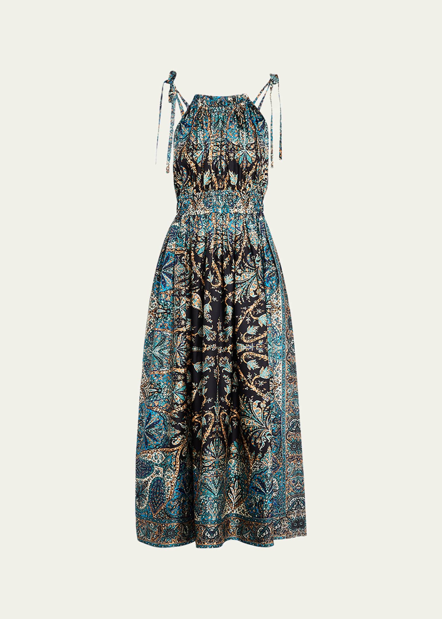 Ulla Johnson Joni Printed A-Line Maxi Dress Image 1 of 5